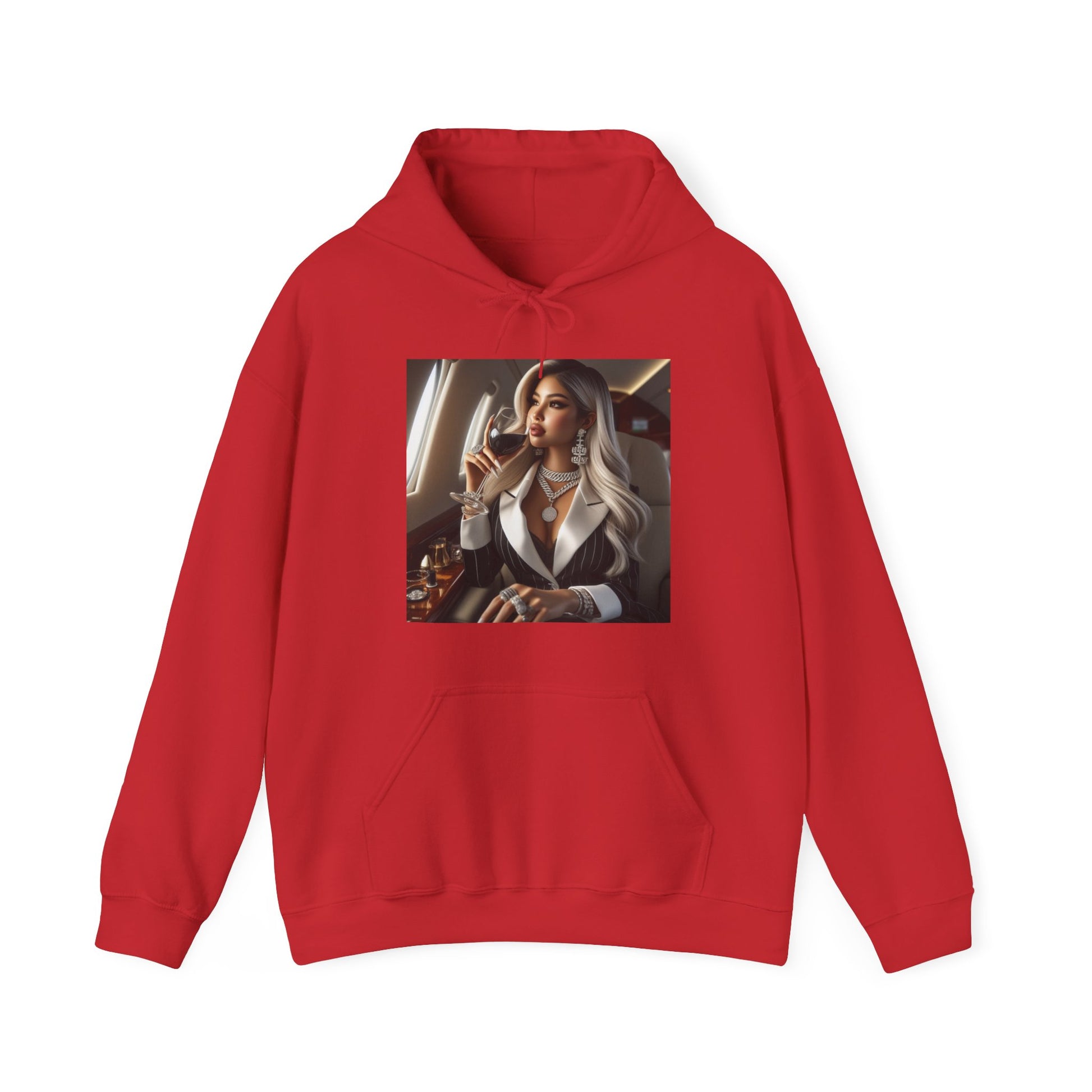 Private Business Hoodie Hoodie Printify Red S