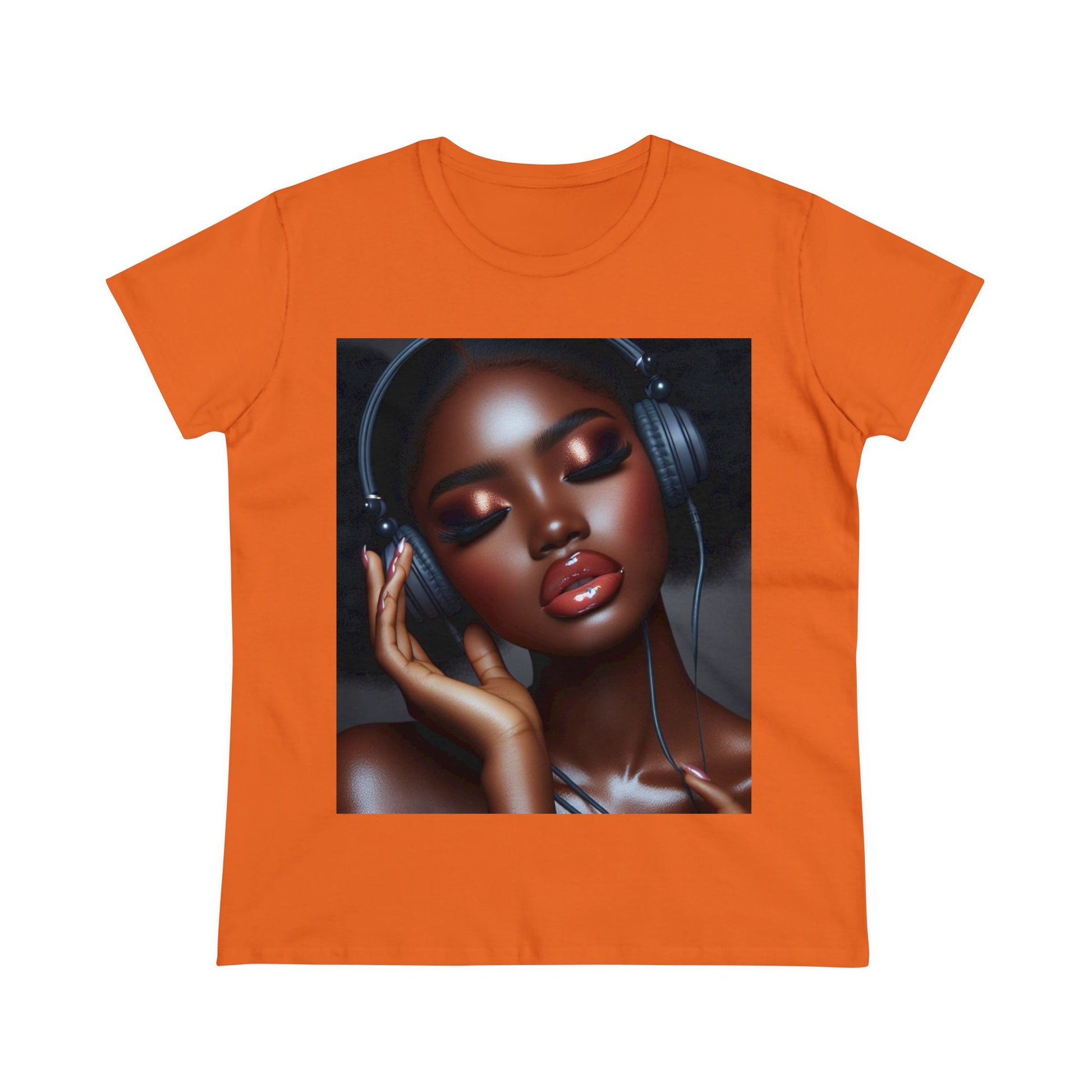 Music Vibes T-Shirt T-Shirt Printify Orange S