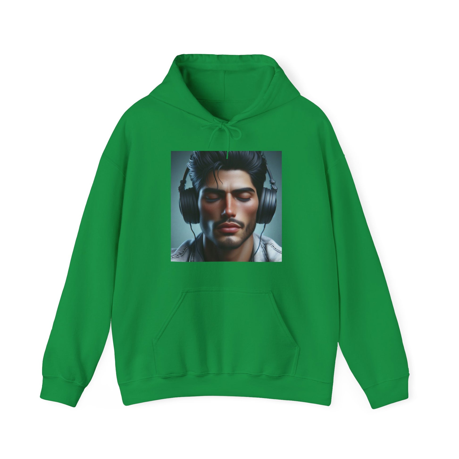 Music Vibes Hoodie Hoodie Printify Irish Green S