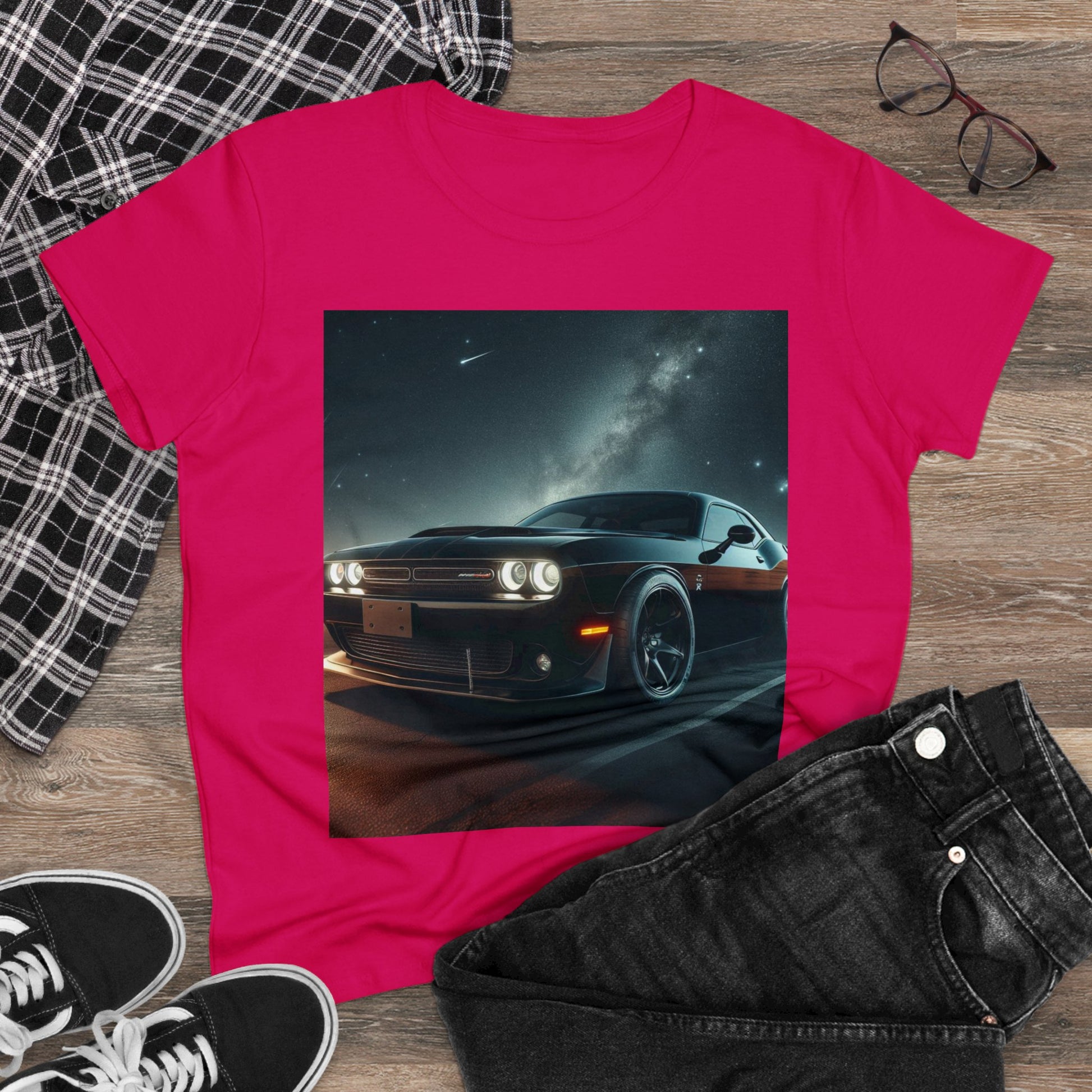 Black Challenger T-Shirt T-Shirt Printify
