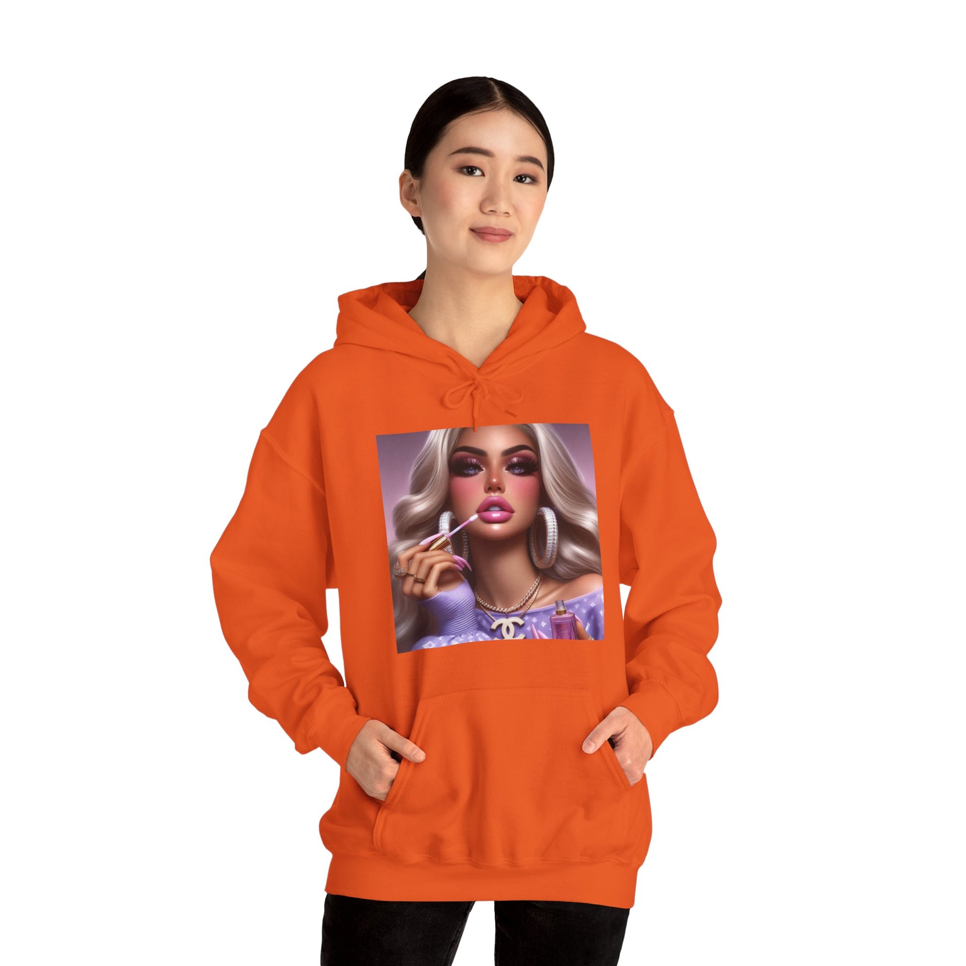 Gloss Up Hoodie Hoodie Printify