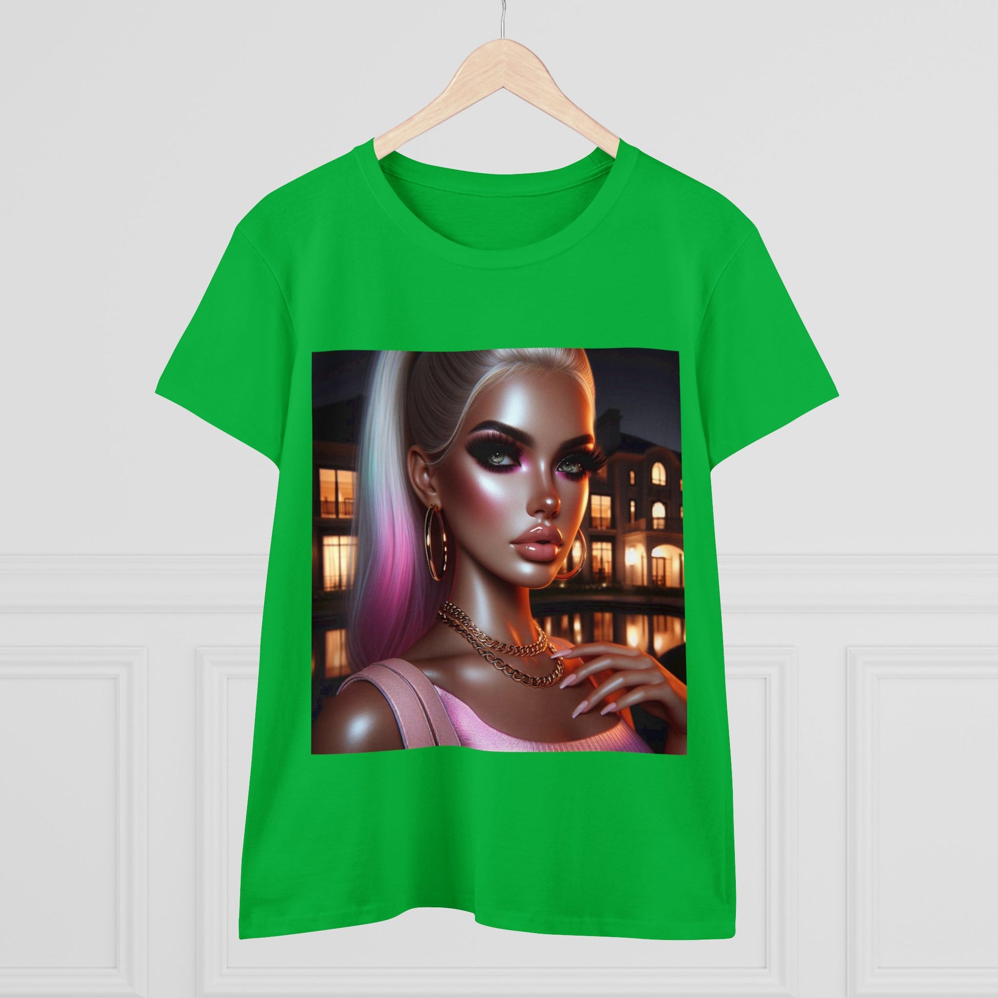 Pink at Night T-Shirt T-Shirt Printify