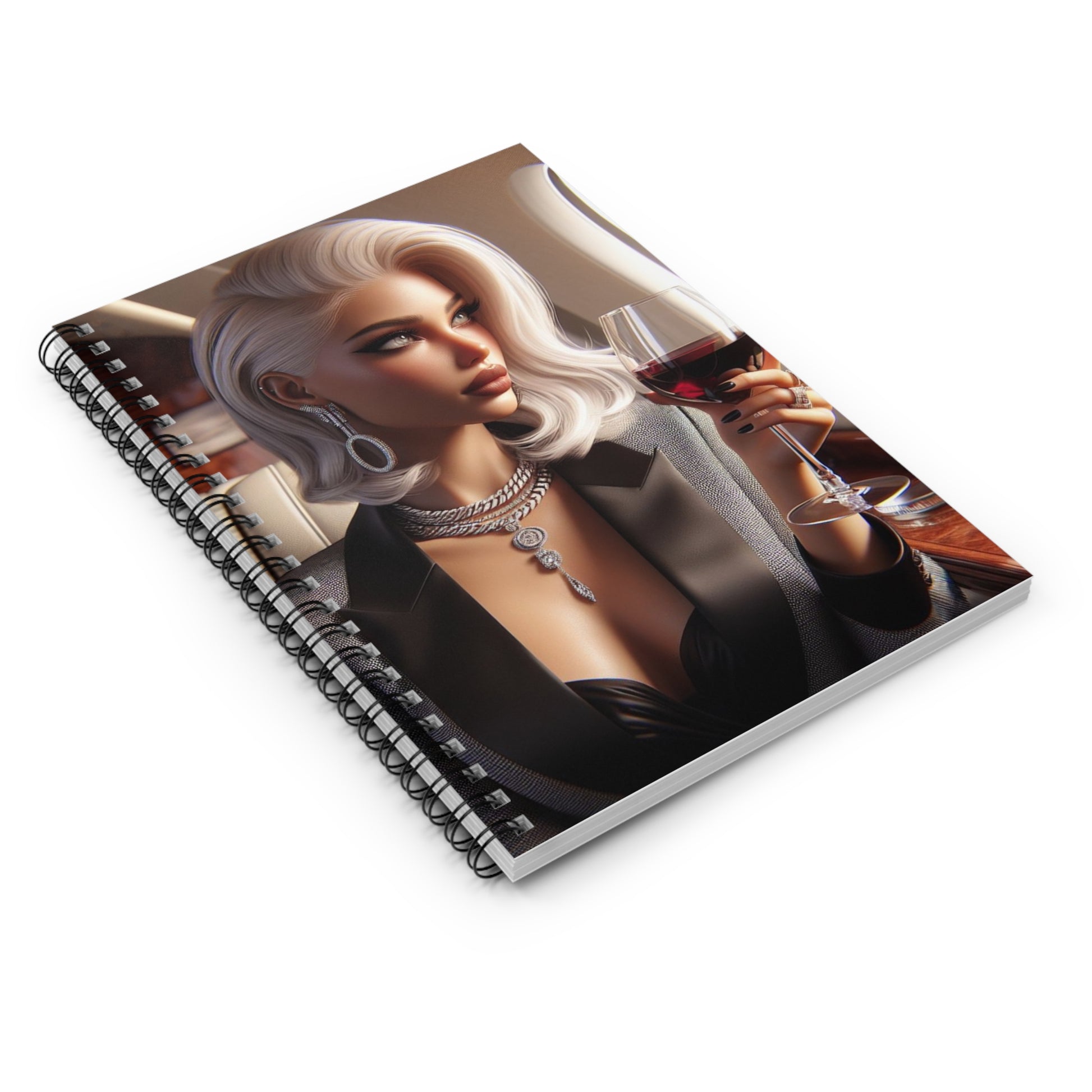 Private Business Spiral Notebook Paper products Printify