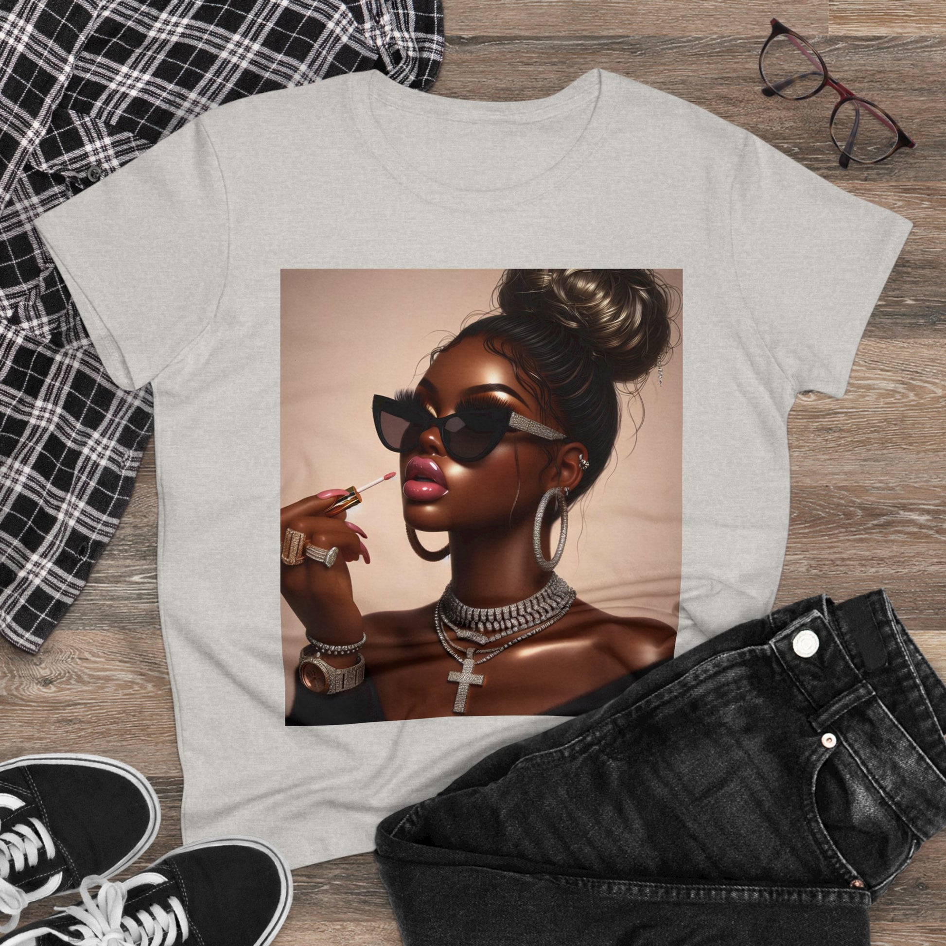 My Lip Gloss is Poppin T-Shirt T-Shirt Printify
