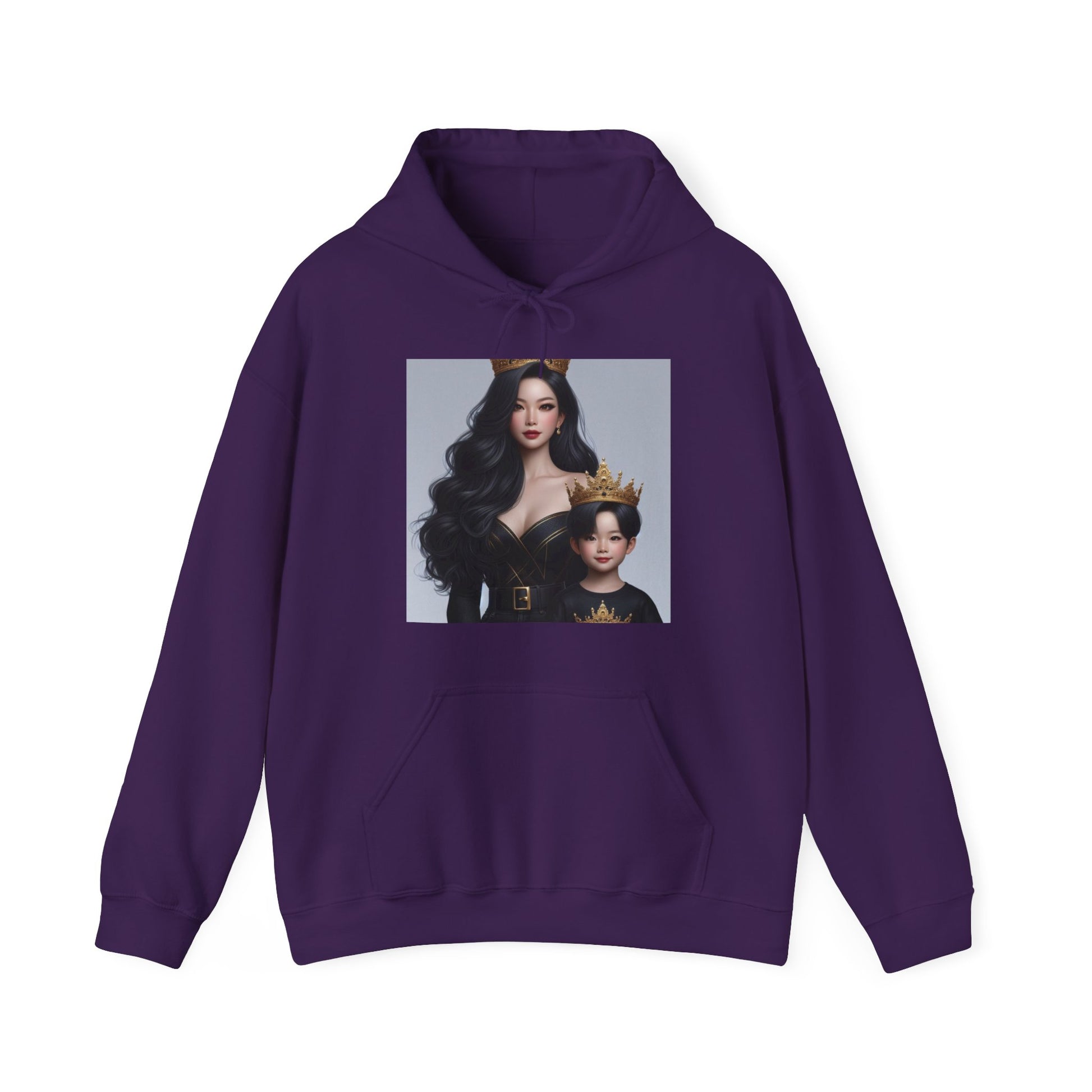 Royalty Hoodie Hoodie Printify Purple S