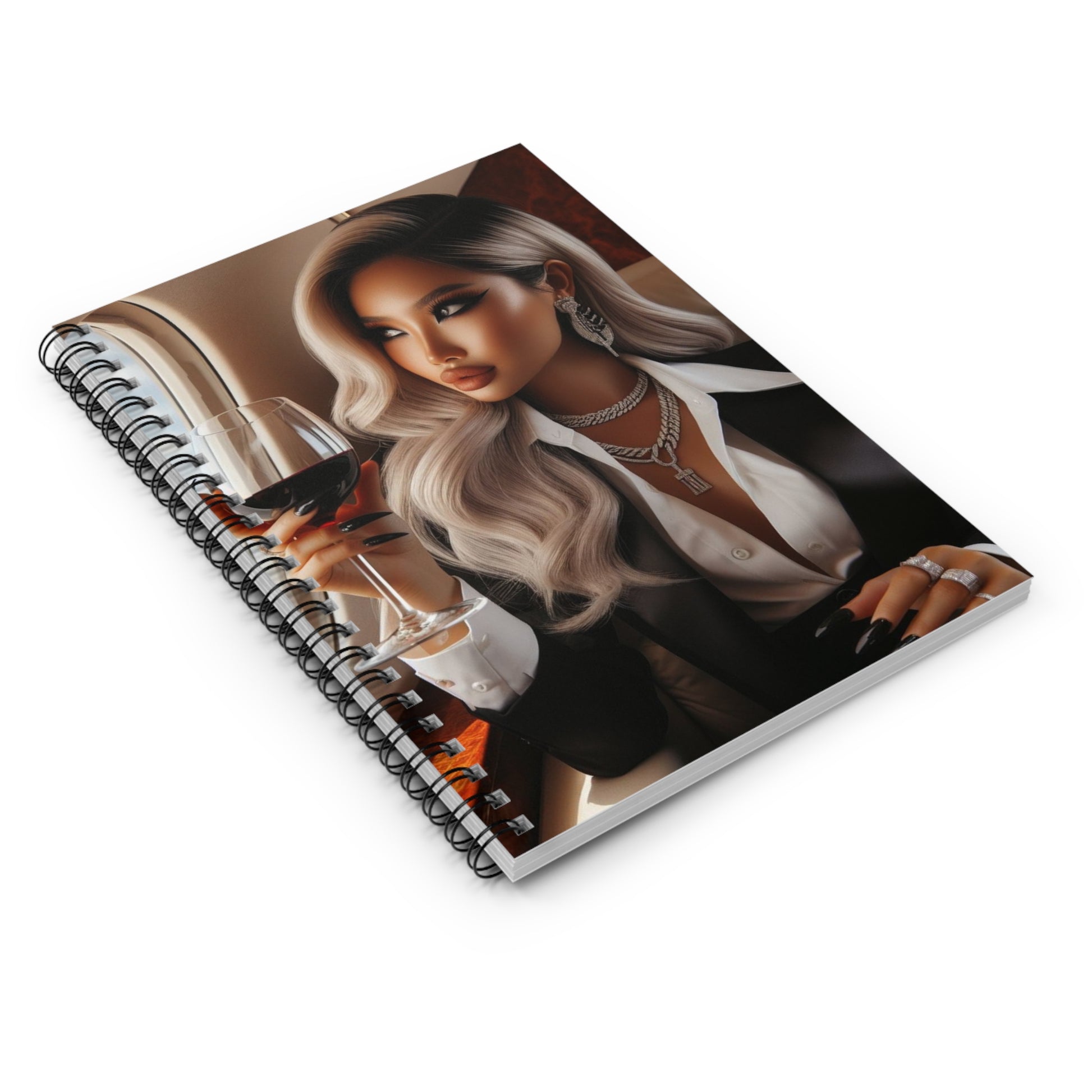 Private Business Spiral Notebook Paper products Printify