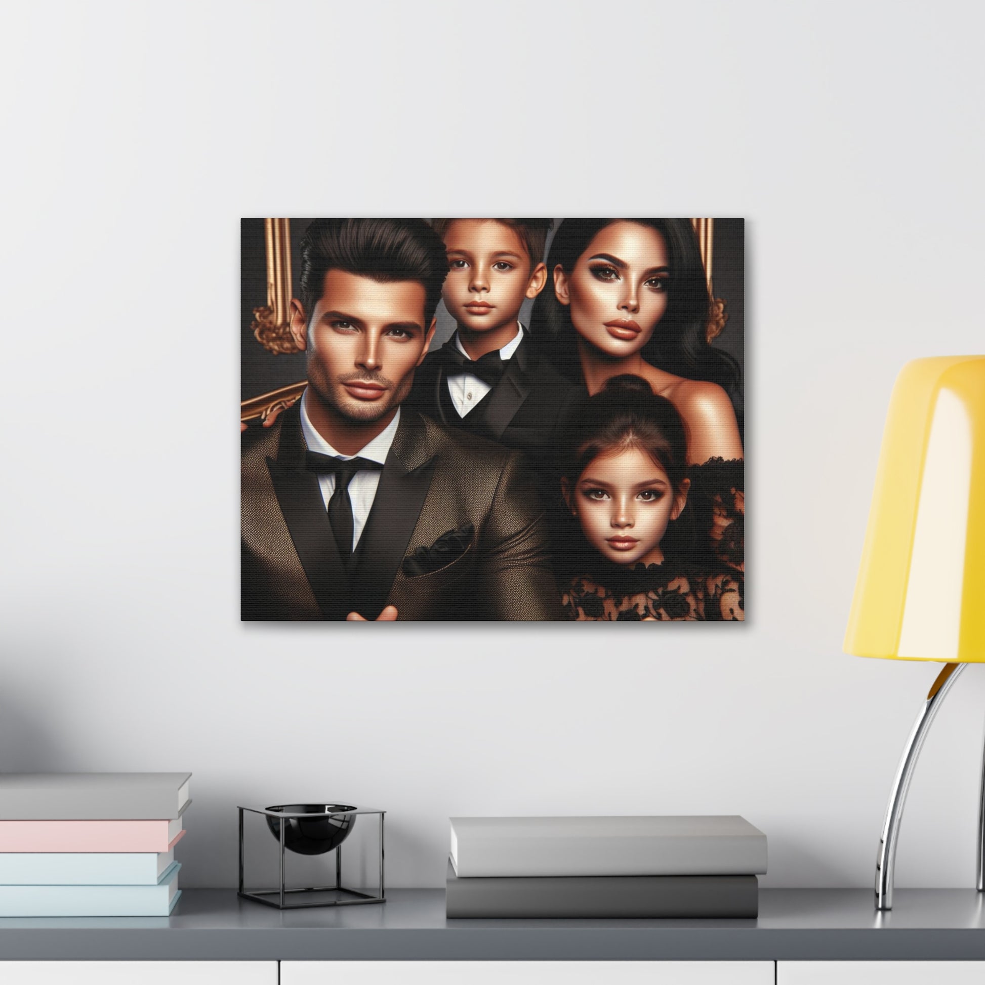 Family Portrait Canvas Canvas Printify 20″ x 16″ (Horizontal) 0.75''