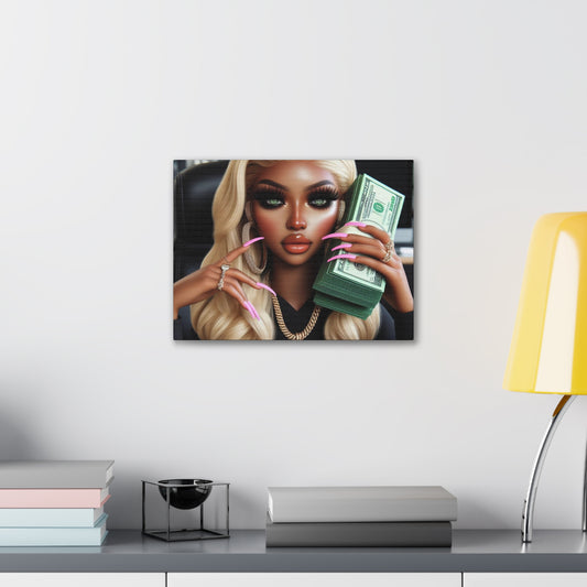 Money Canvas Canvas Printify 16″ x 12″ (Horizontal) 0.75''