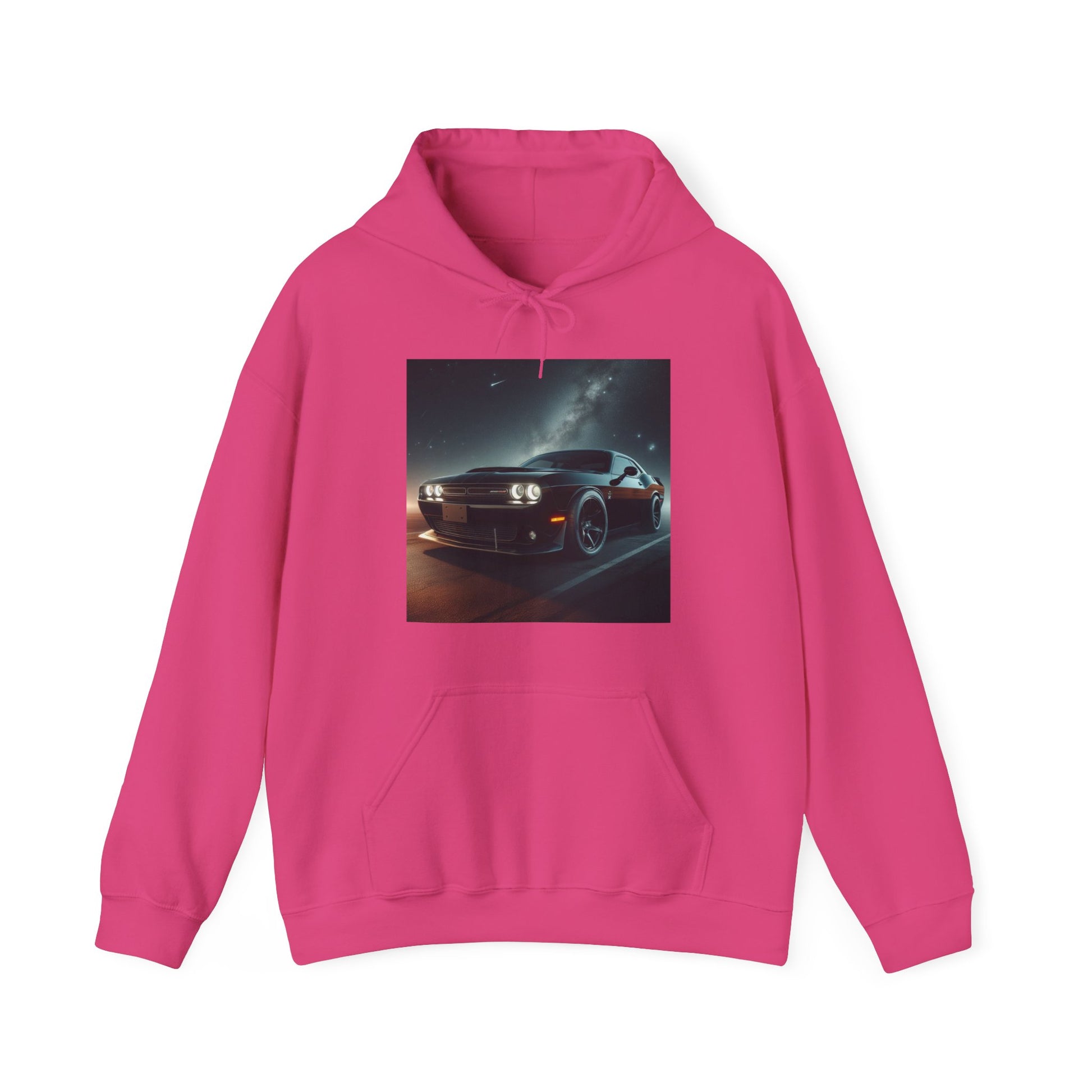Black Challenger Hoodie Hoodie Printify Heliconia S