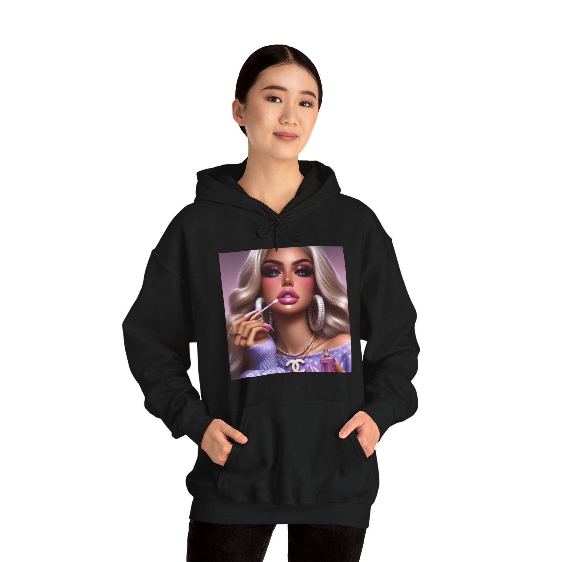 Gloss Up Hoodie Hoodie Printify