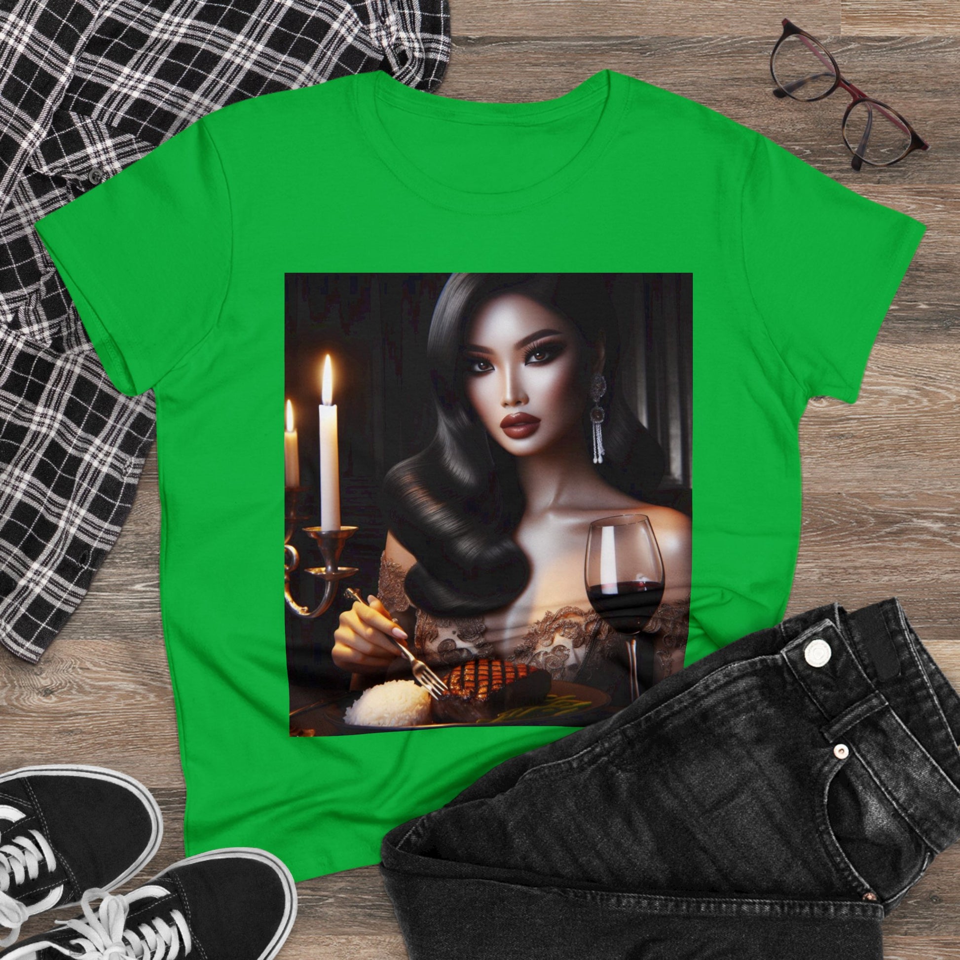 Elegant Meal T-Shirt T-Shirt Printify