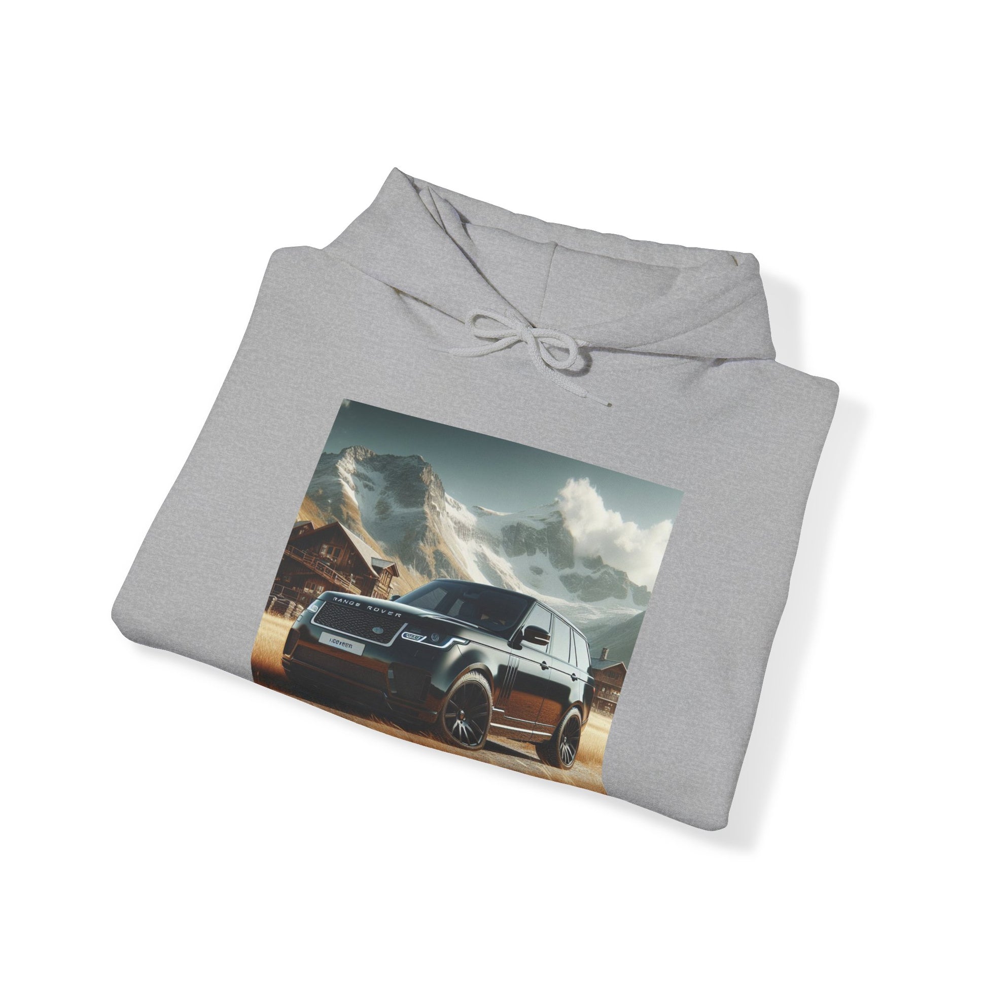 Black Range Rover Hoodie Hoodie Printify
