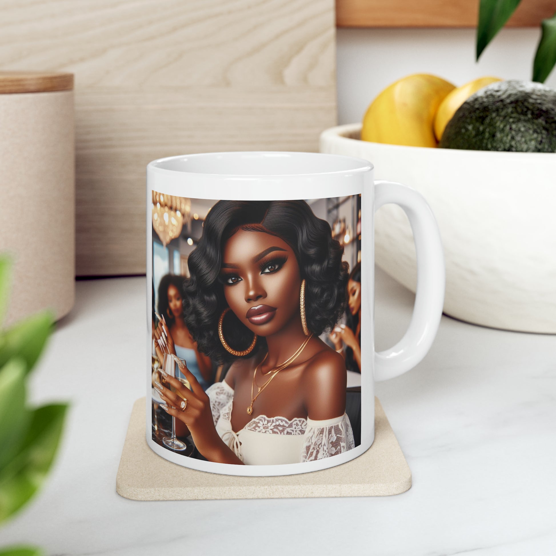 Wine Down Mug Mug Printify