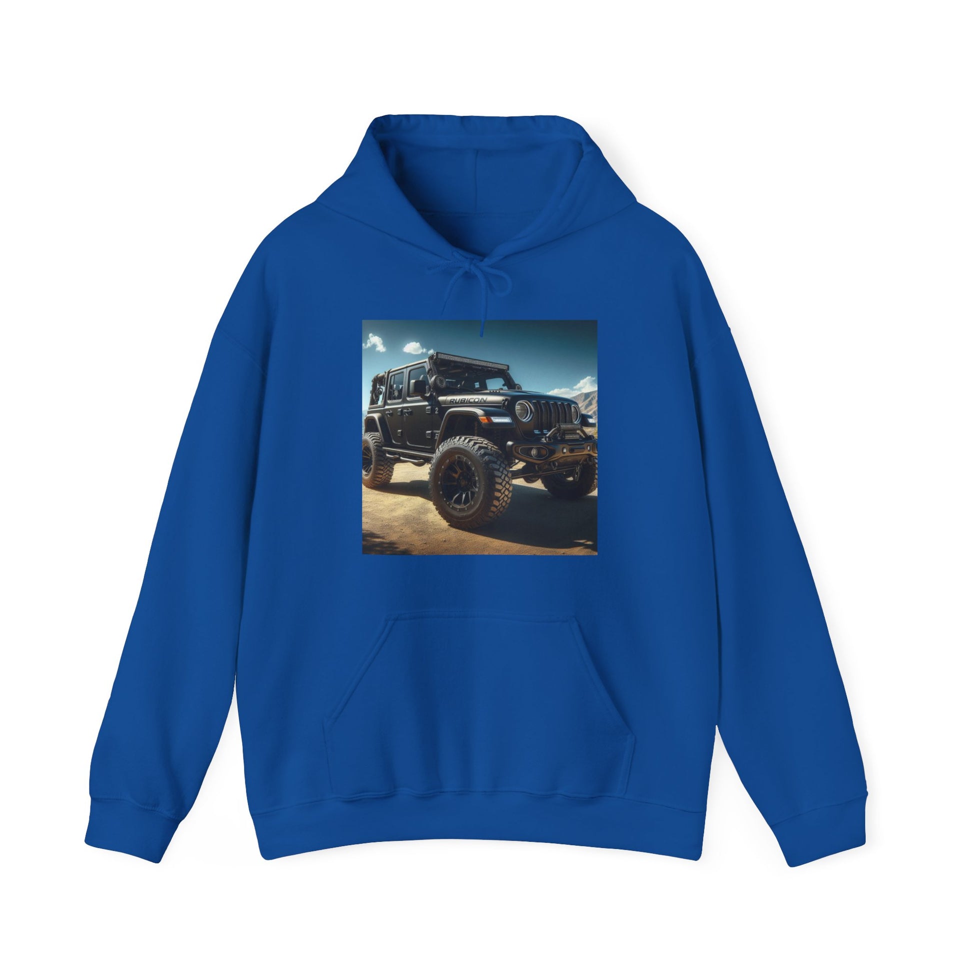 Black Rubicon Hoodie Hoodie Printify Royal S