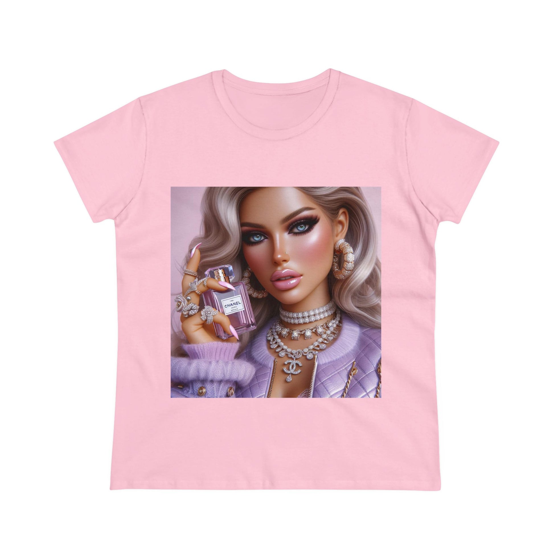 Chanel Please T-Shirt T-Shirt Printify Light Pink S