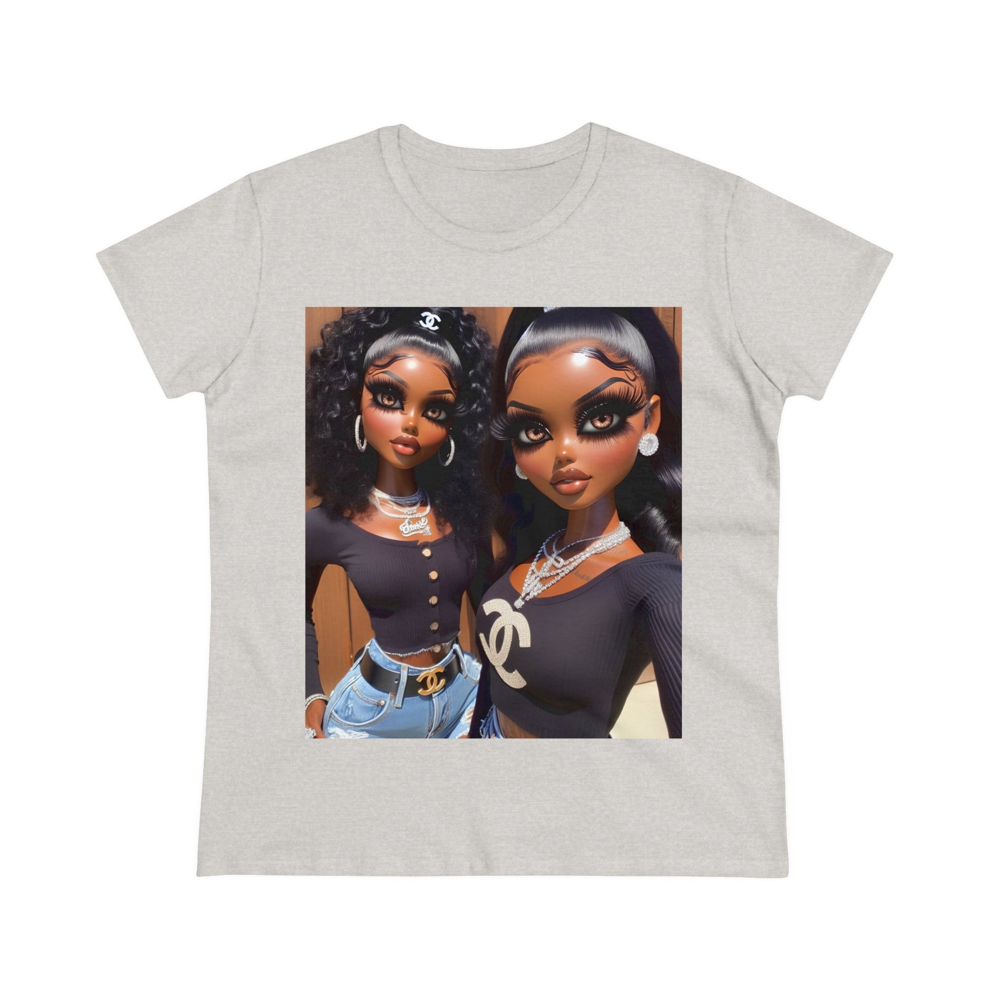 Outside Baddies T-Shirt T-Shirt Printify Ash S