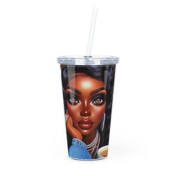 Coffee Break Tumbler with Straw Mug Printify 20oz Transparent