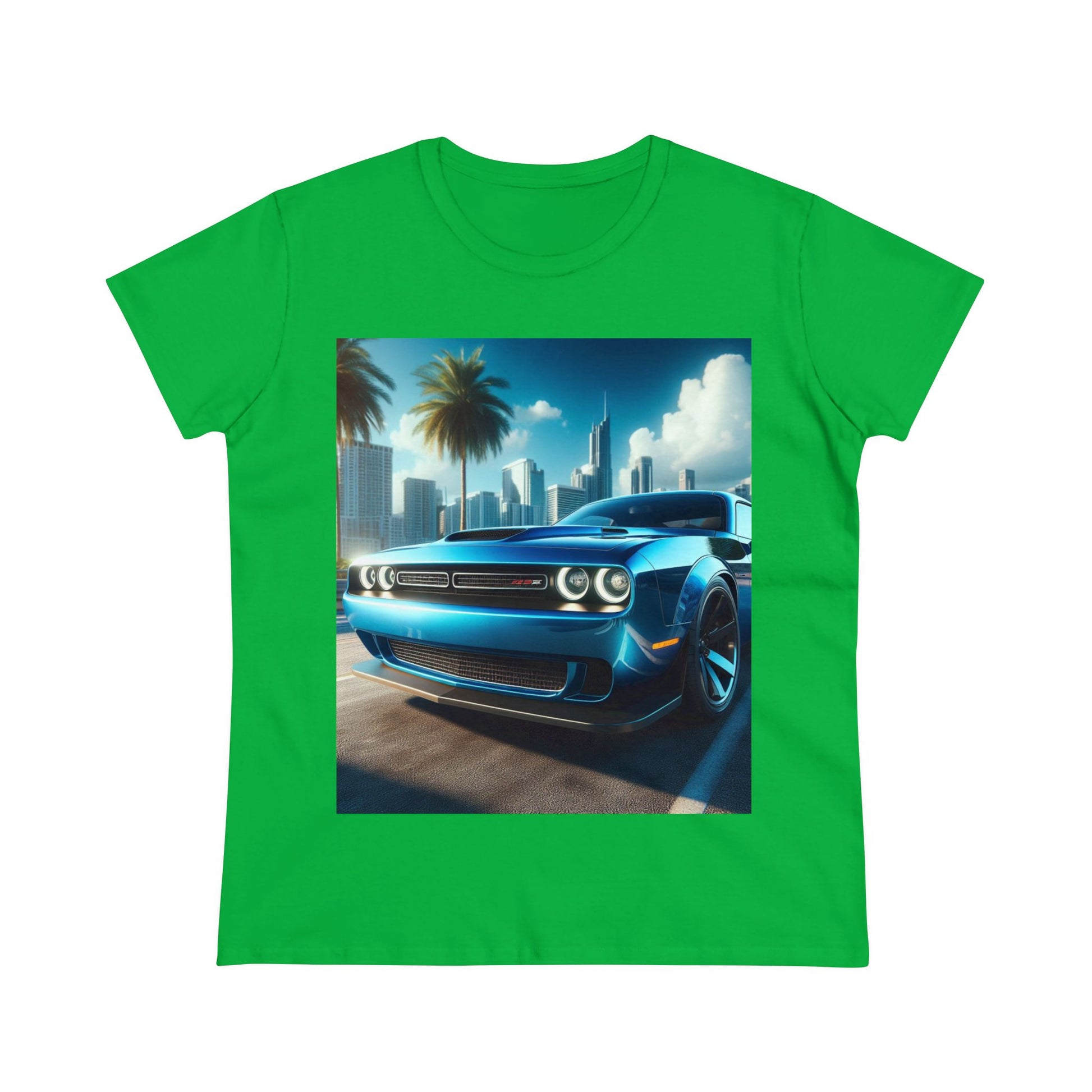 Blue Challenger T-Shirt T-Shirt Printify Irish Green S