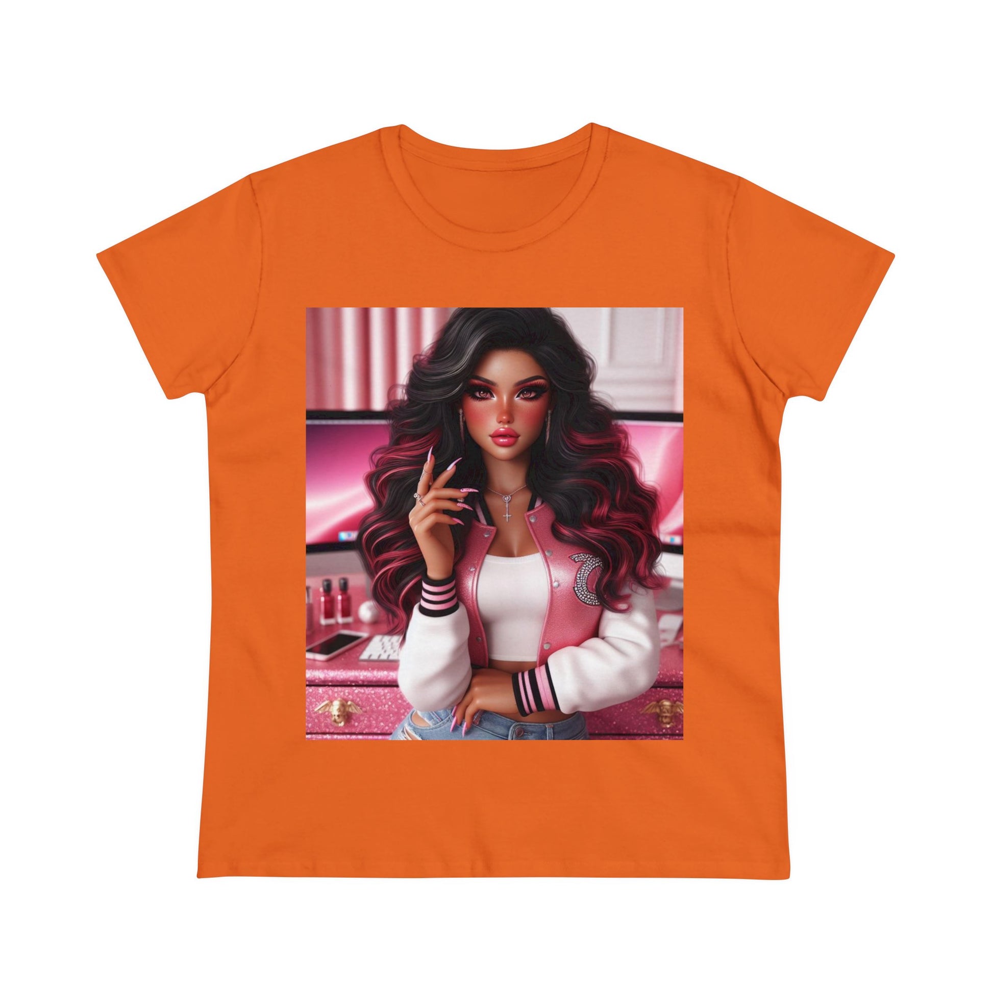 Pink Everything T-Shirt T-Shirt Printify Orange S