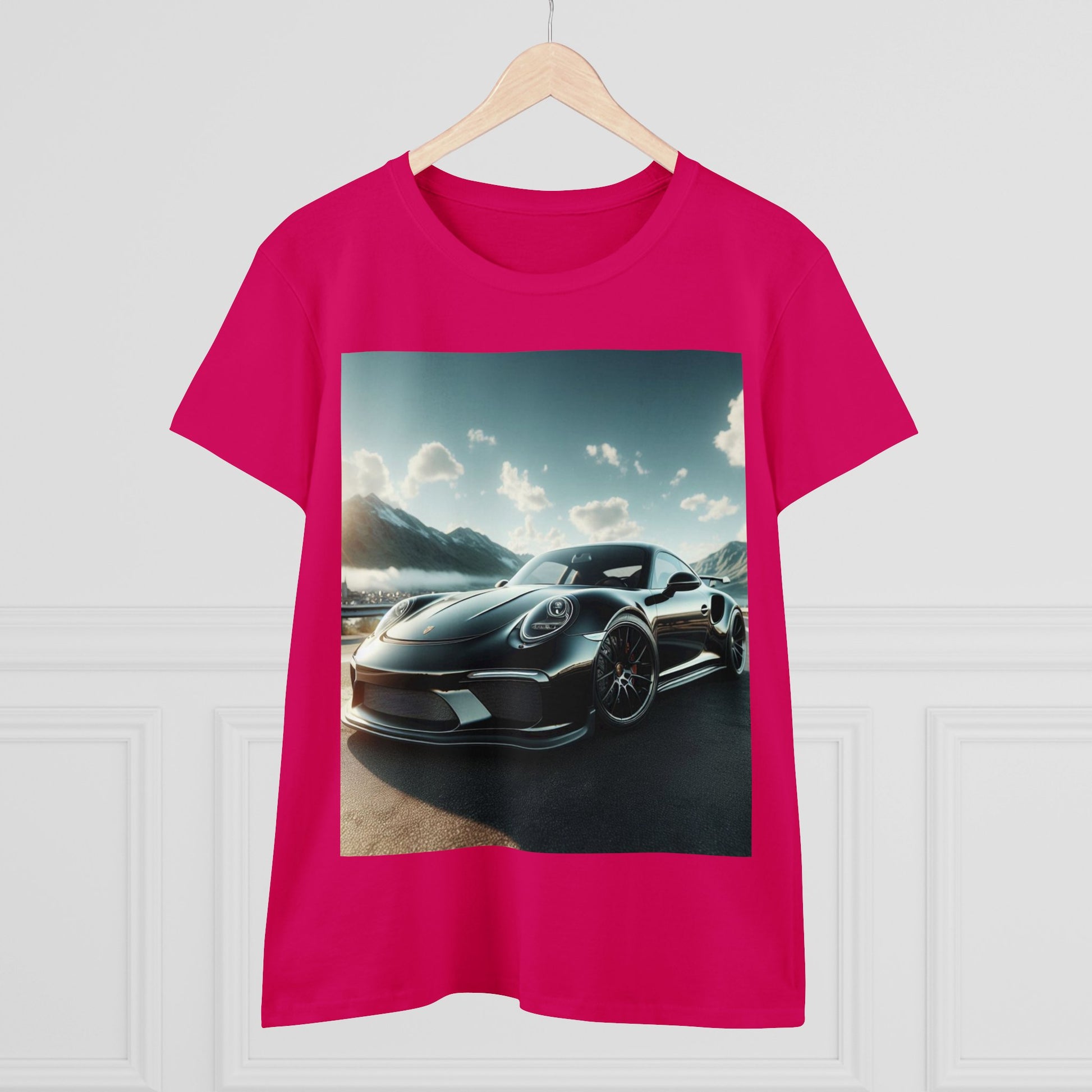 Black Porsche T-Shirt T-Shirt Printify