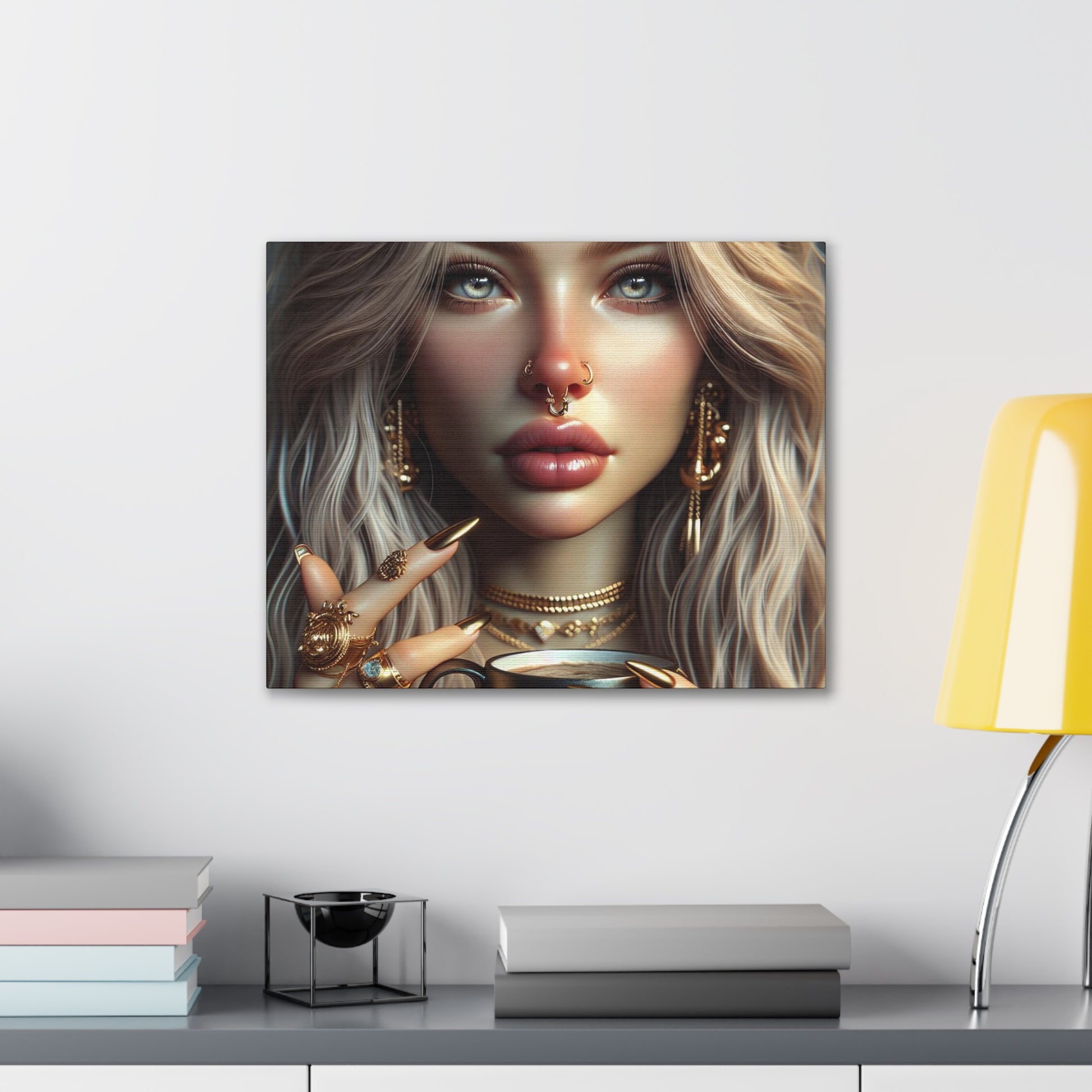 Elevated Coffee Canvas Canvas Printify 20″ x 16″ (Horizontal) 0.75''