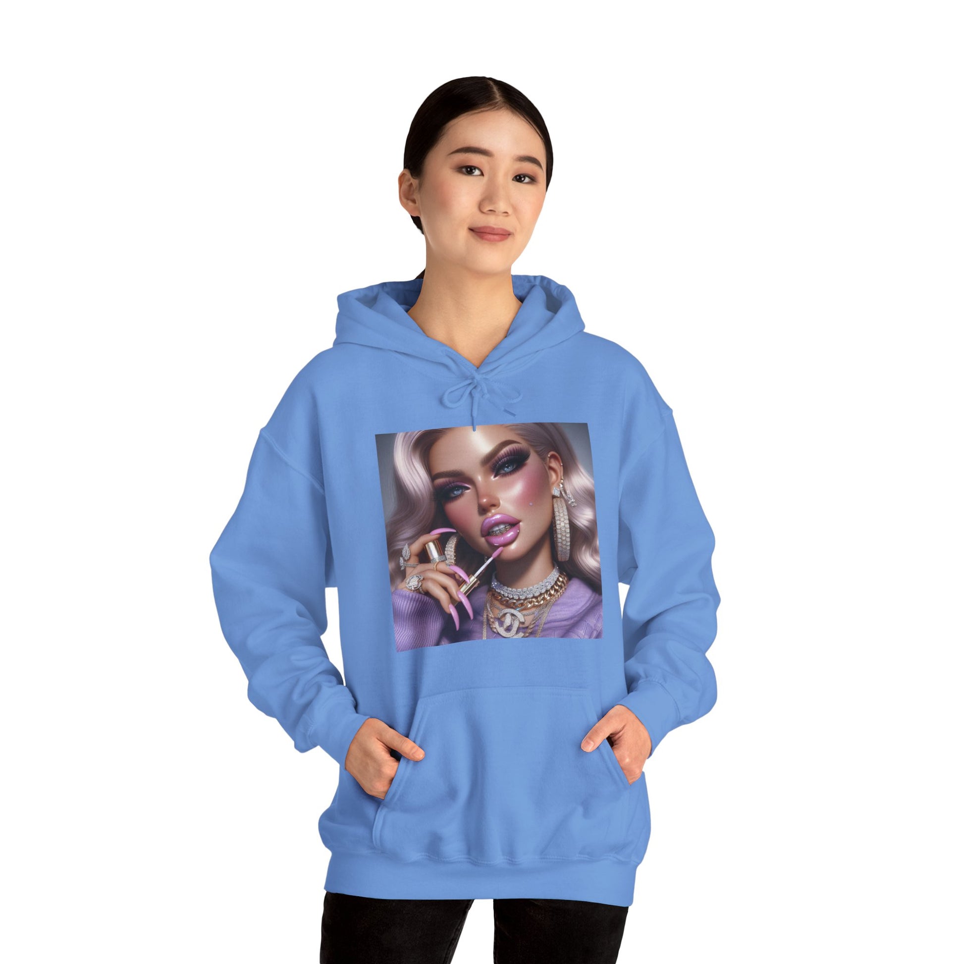 Gloss Up Hoodie Hoodie Printify