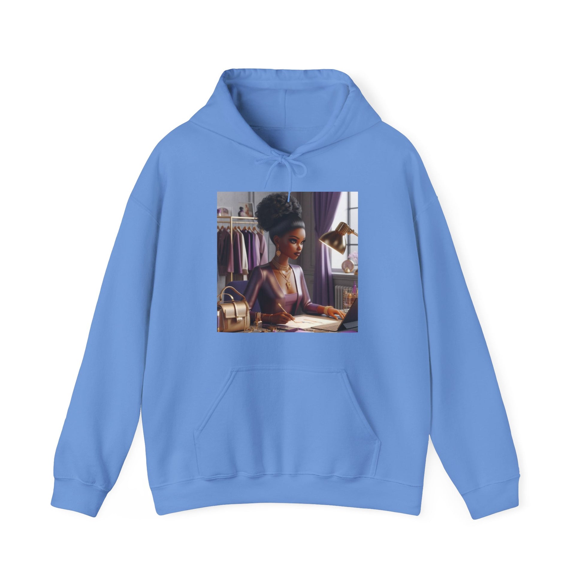 Fashion and Beauty Hoodie Hoodie Printify Carolina Blue S