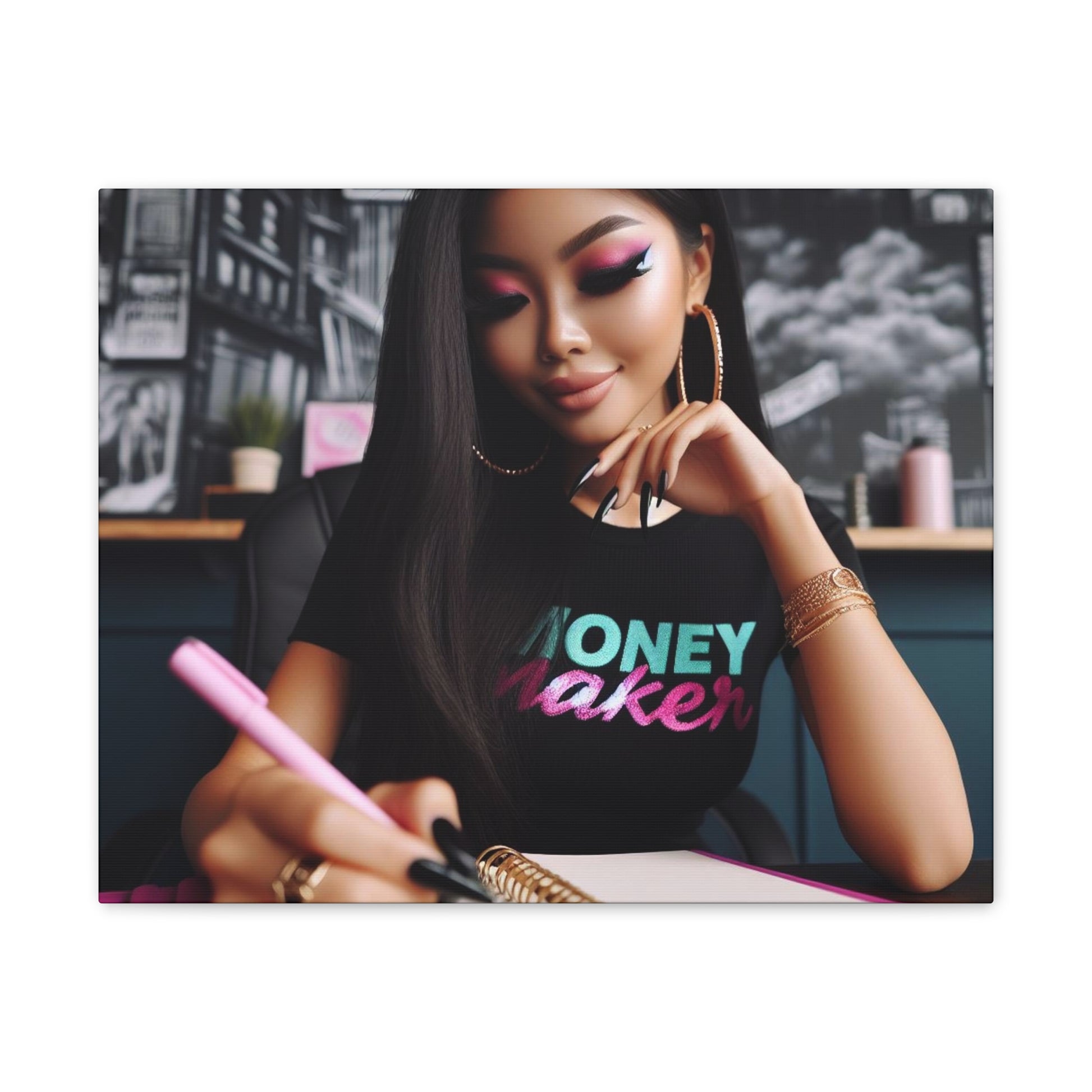 Money Maker Canvas Canvas Printify