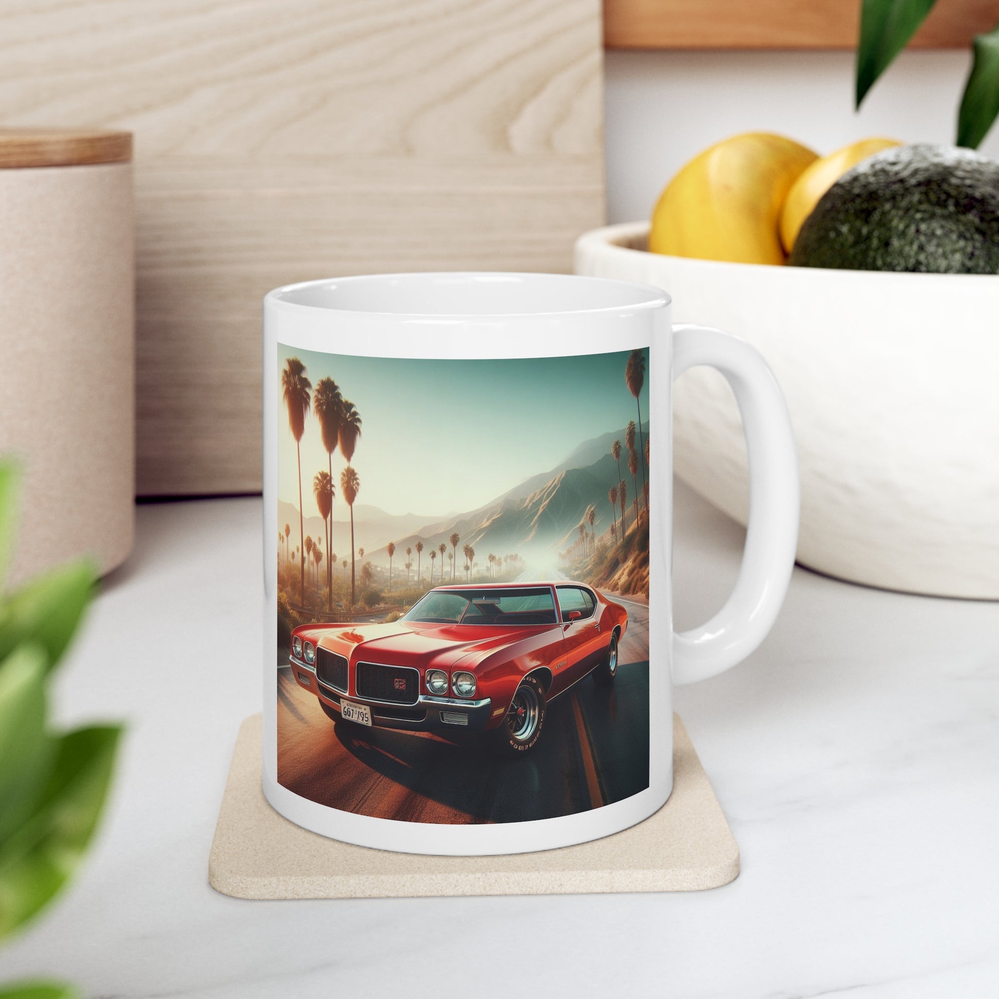 1972 Red Buick Gran Sport Mug Mug Printify