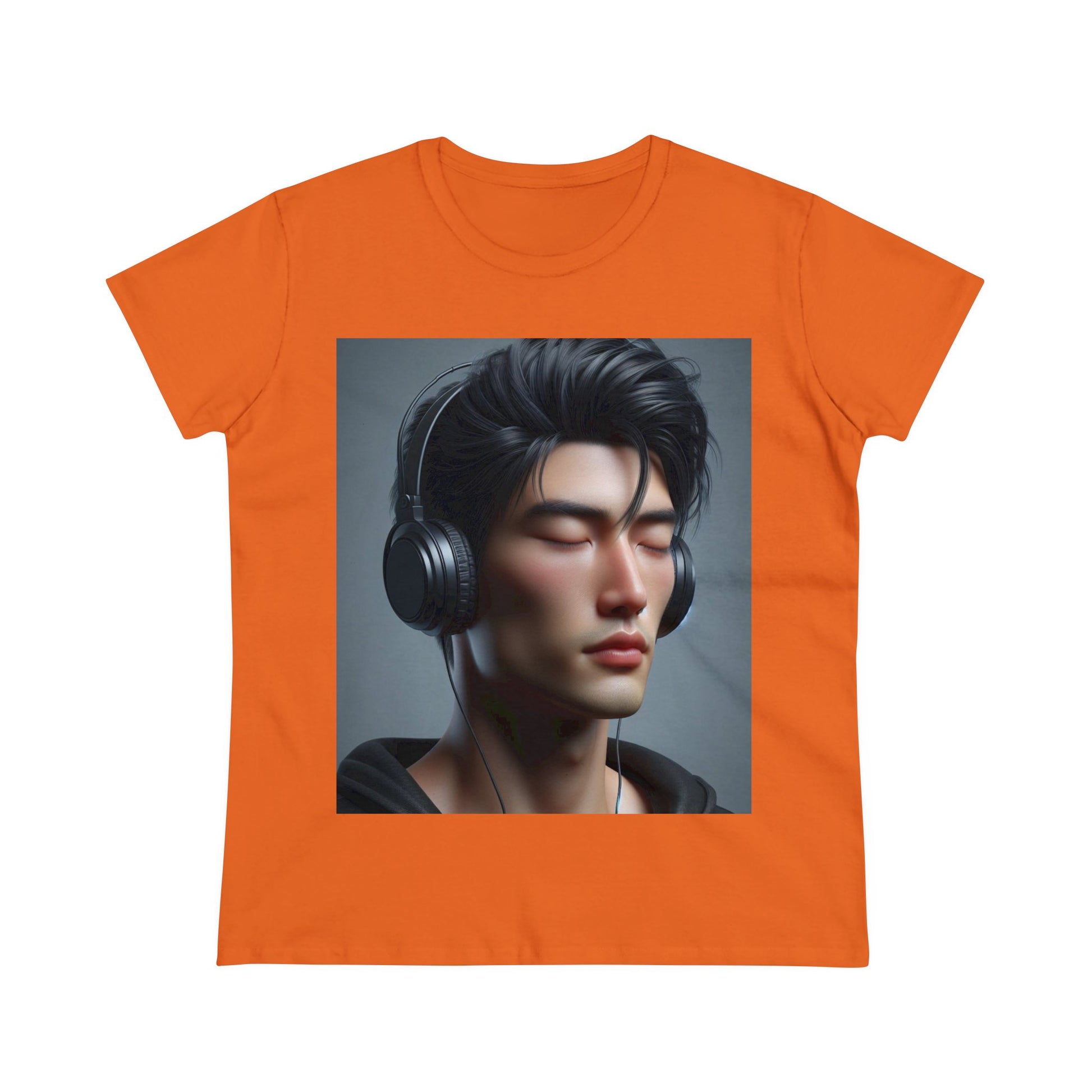 Music Vibes T-Shirt T-Shirt Printify Orange S