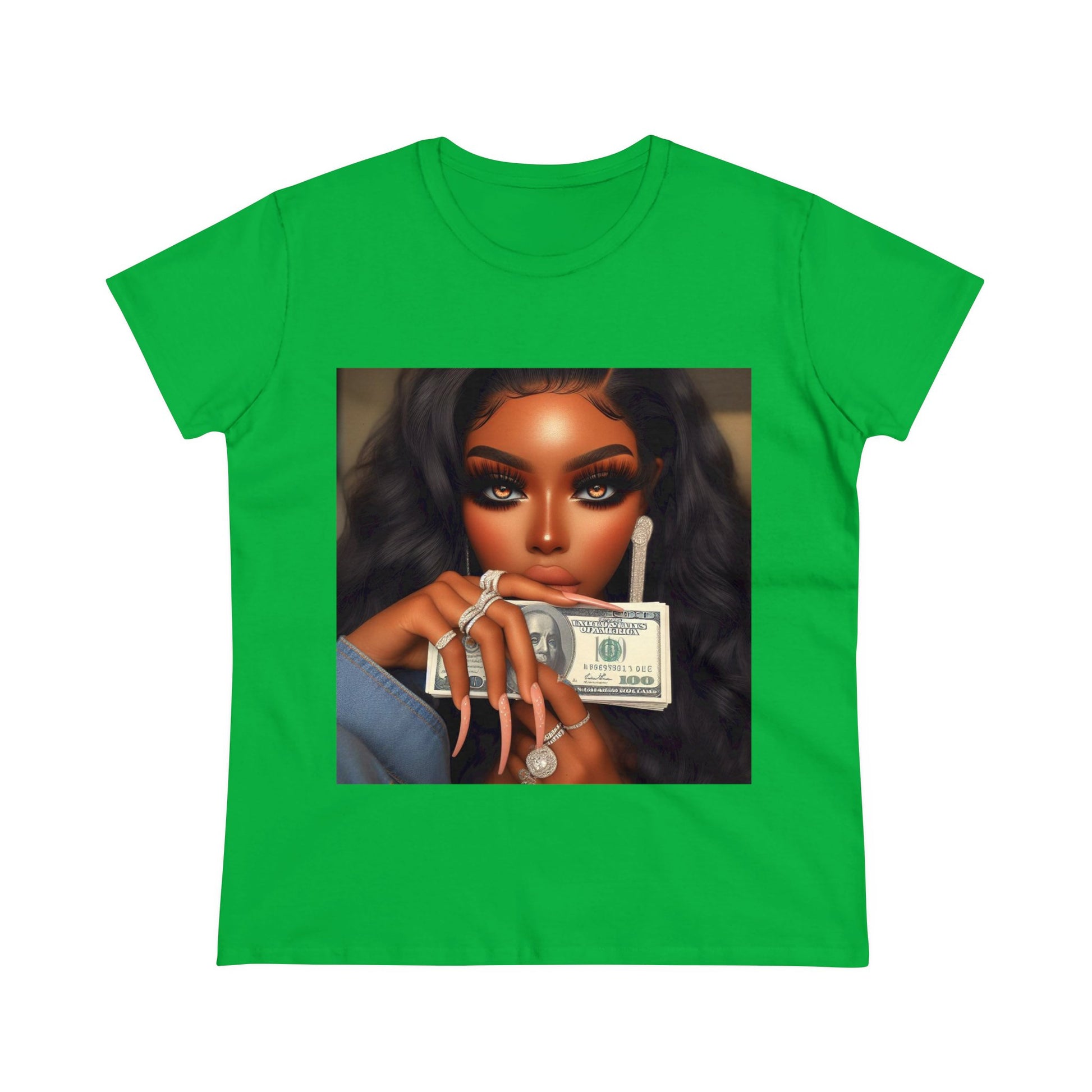Money Talks T-Shirt T-Shirt Printify Irish Green S