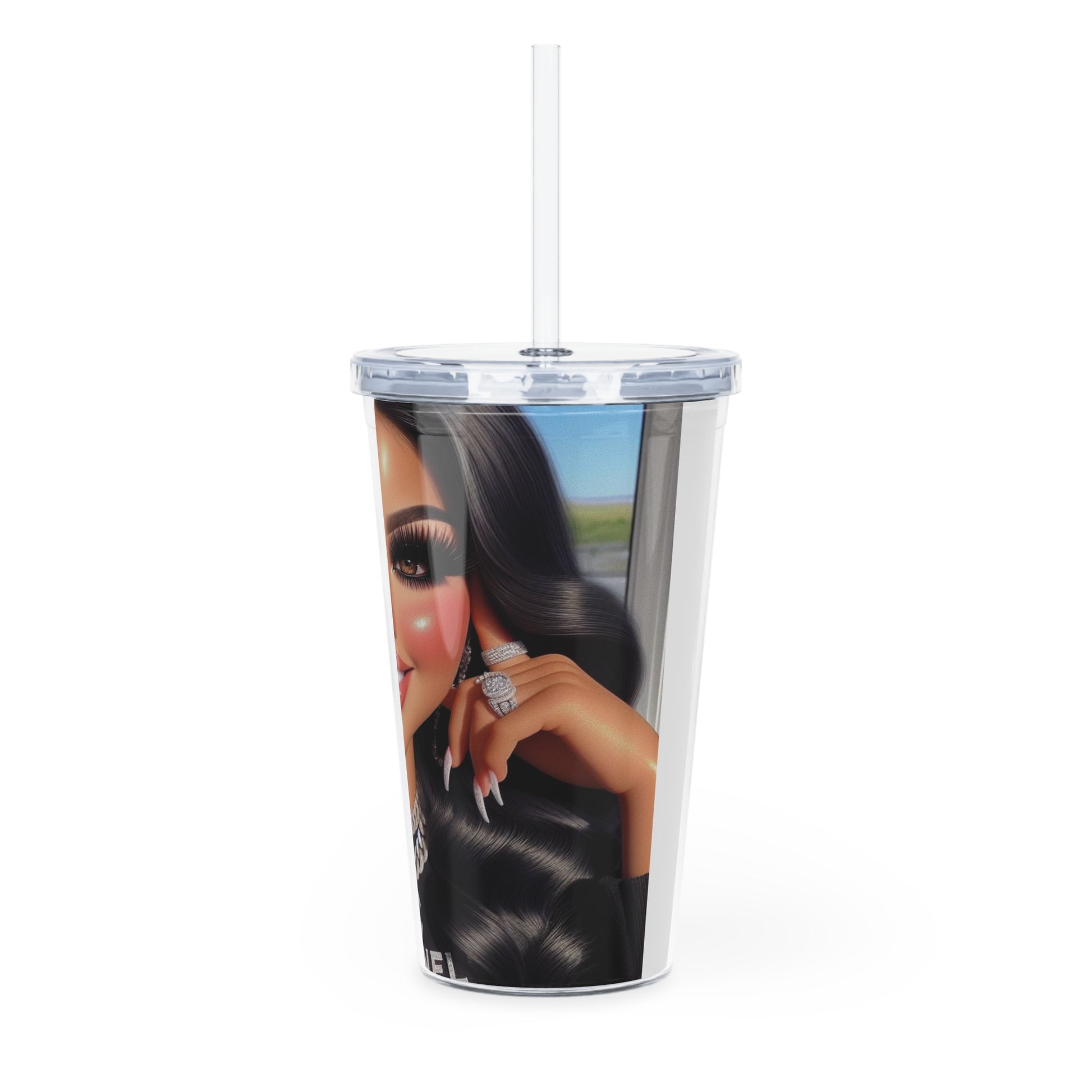 Chanel Mami Tumbler with Straw Mug Printify