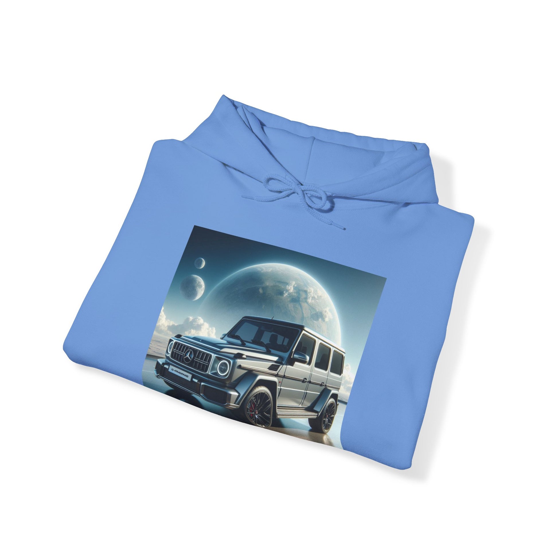 Silver G-Wagon Hoodie Hoodie Printify