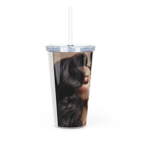 Kiss Me Tumbler with Straw Mug Printify