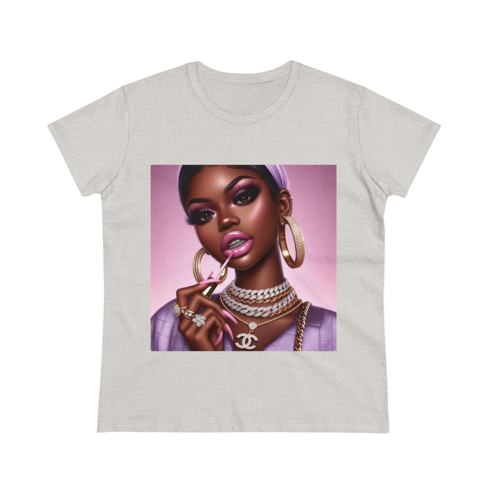 Gloss Up T-Shirt T-Shirt Printify Ash S