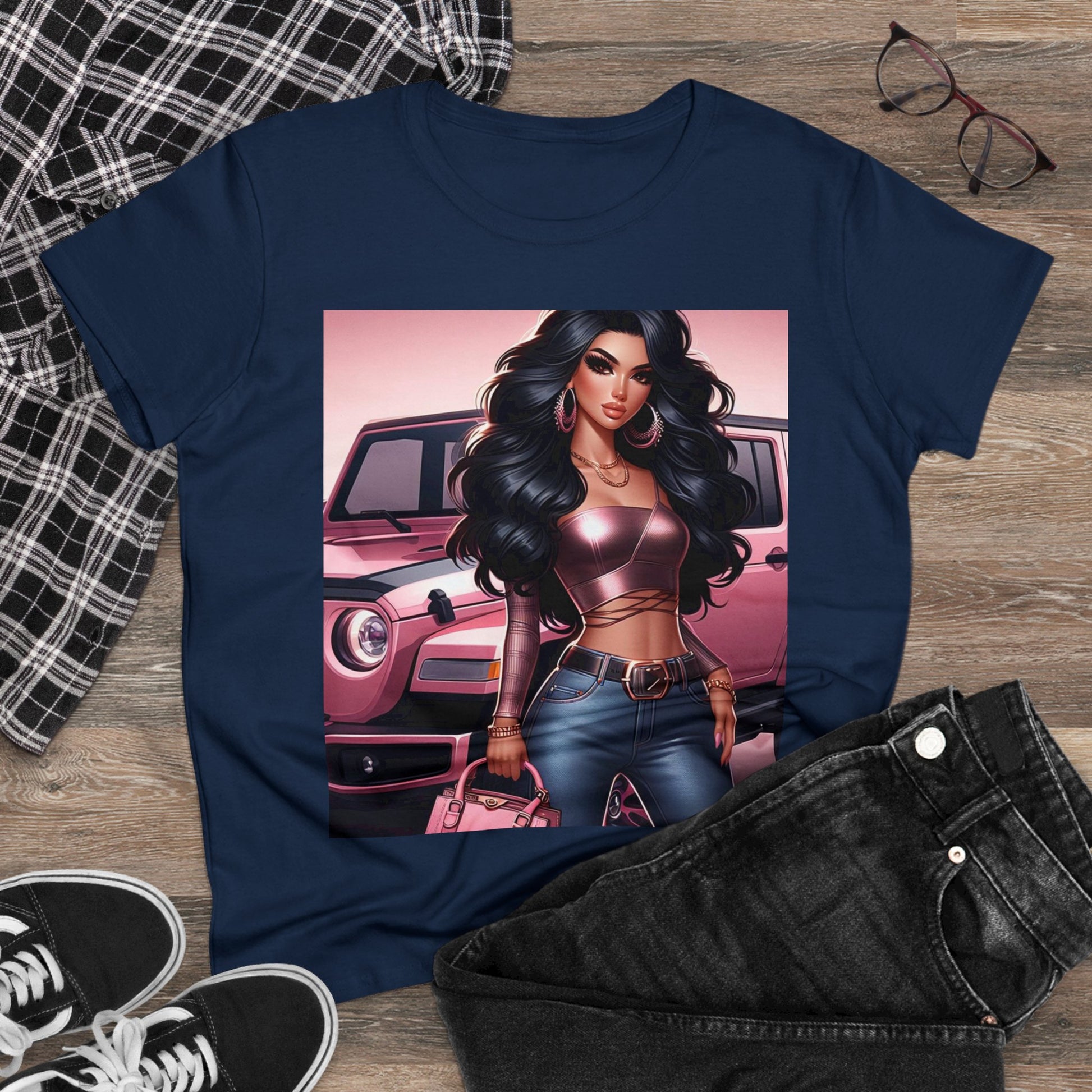 Pink Luxury T-Shirt T-Shirt Printify