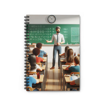 Class in Session Spiral Notebook Paper products Printify One Size