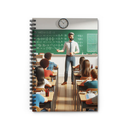 Class in Session Spiral Notebook Paper products Printify One Size