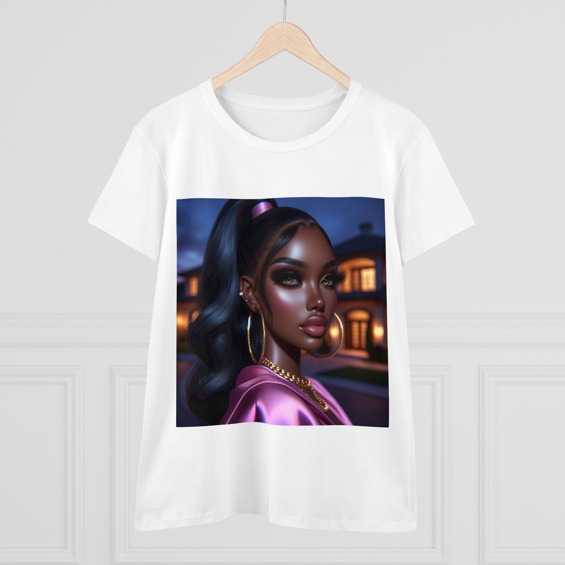 Pink at Night T-Shirt T-Shirt Printify