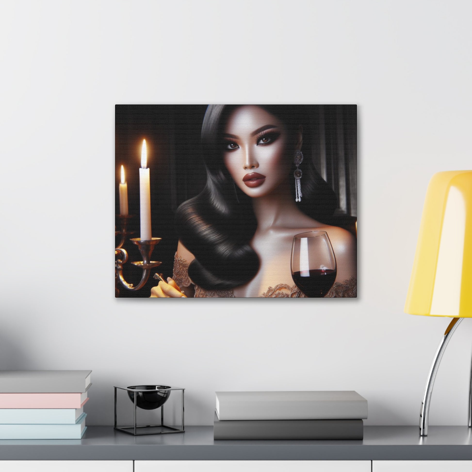 Elegant Meal Canvas Canvas Printify 20″ x 16″ (Horizontal) 0.75''