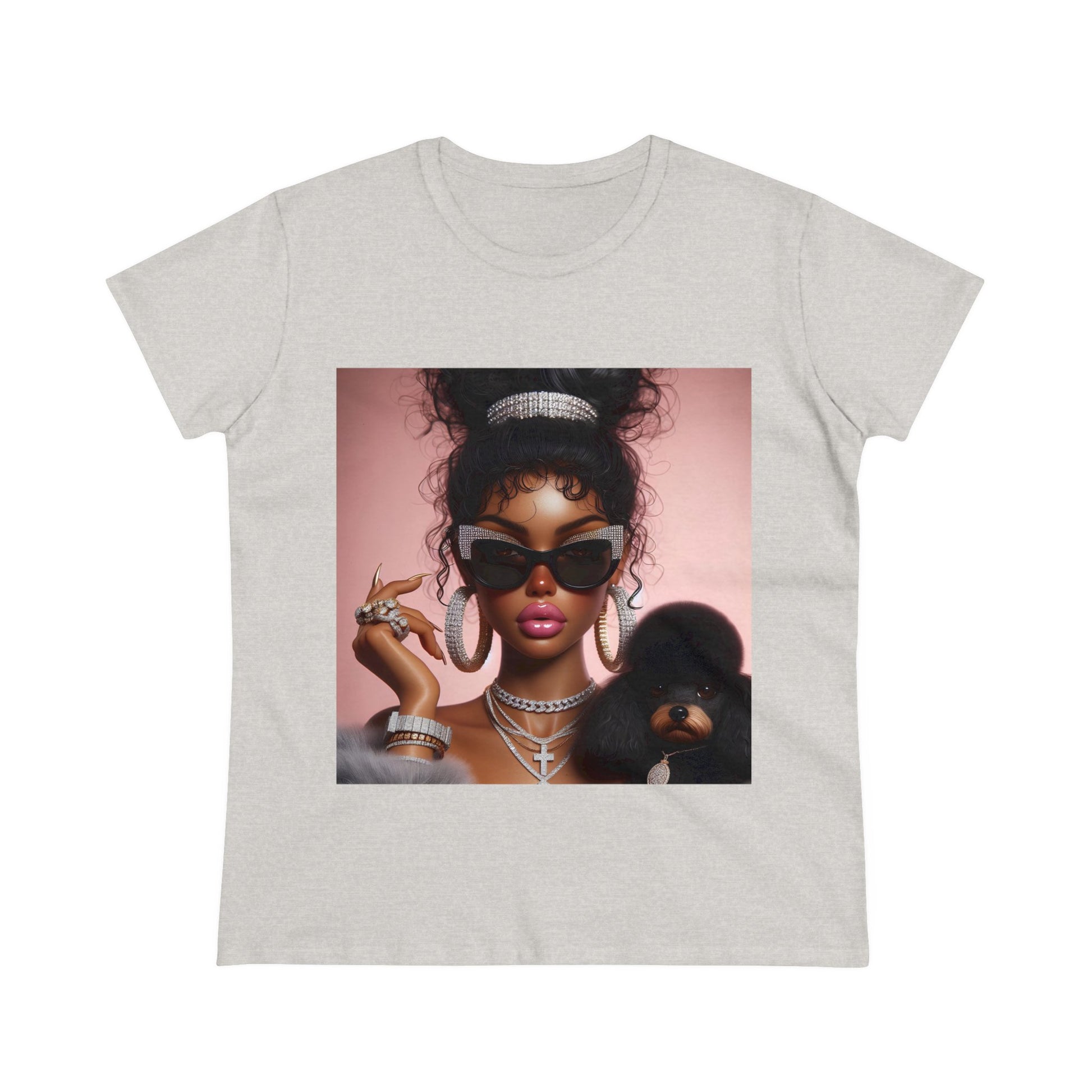 My Dog and I T-Shirt T-Shirt Printify Ash S