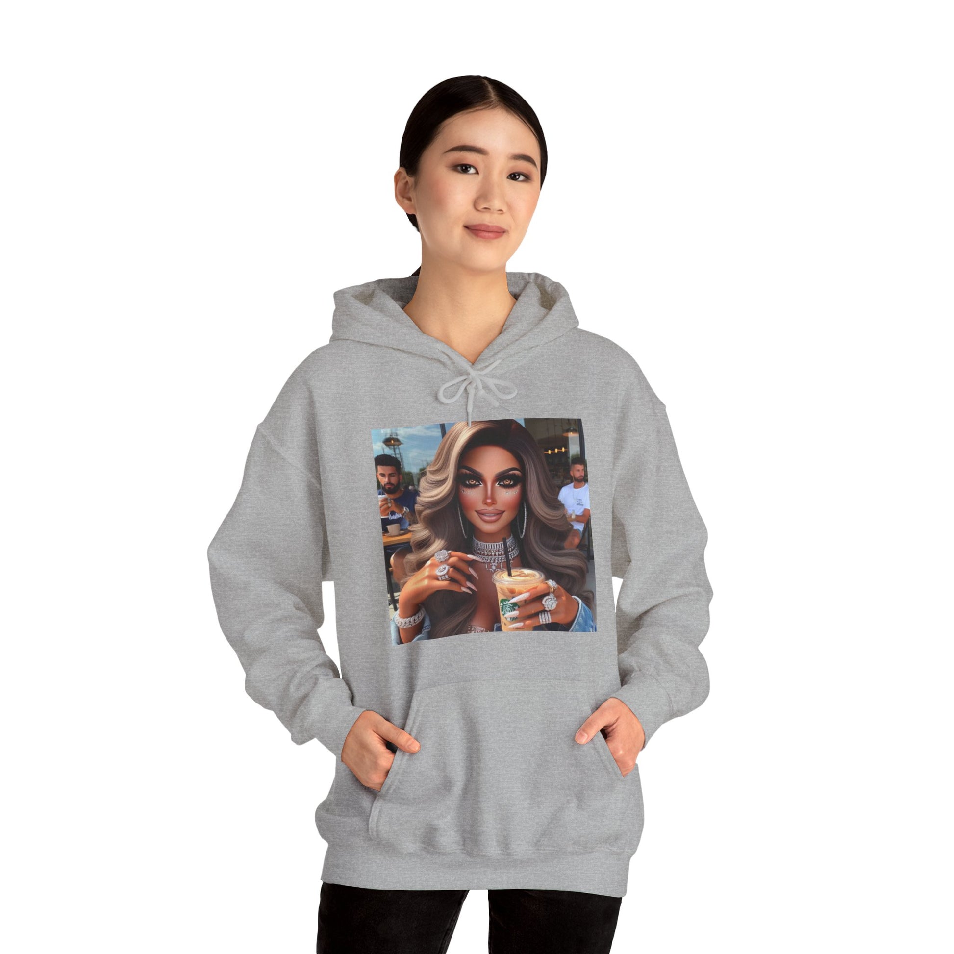 Coffee Beauty Hoodie Hoodie Printify