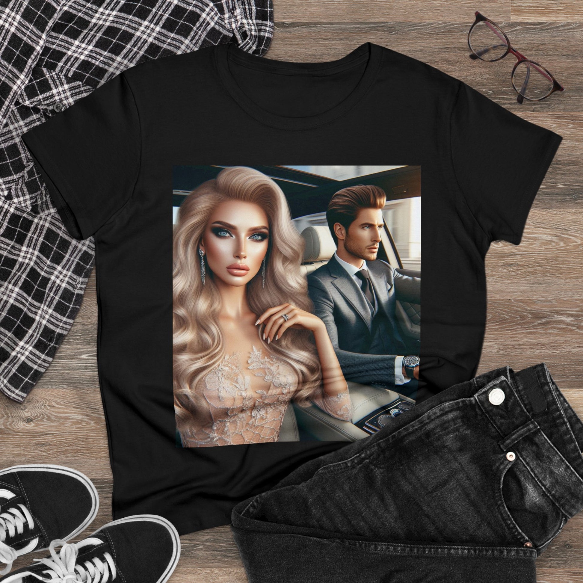 Elegant Drive T-Shirt T-Shirt Printify