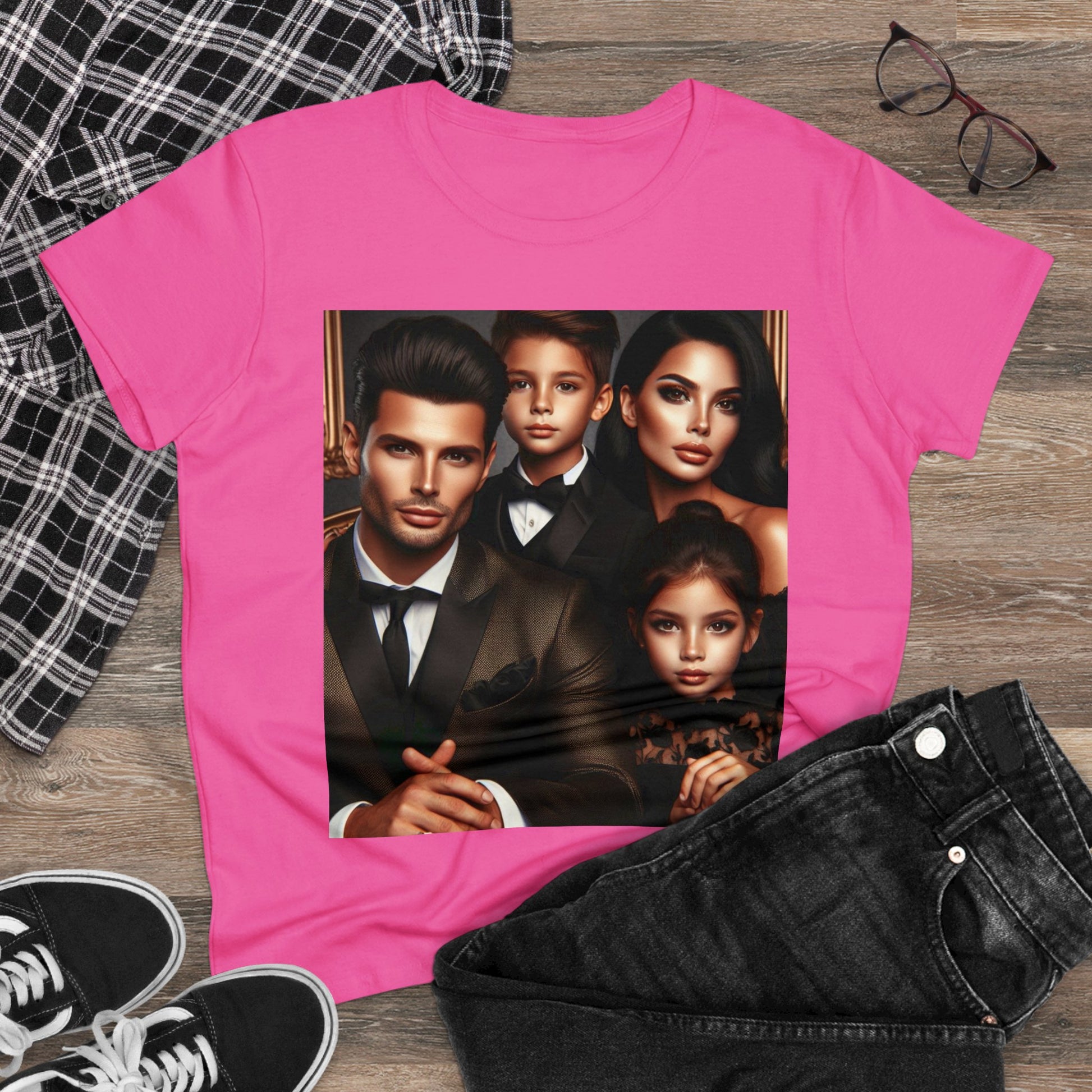 Family Portrait T-Shirt T-Shirt Printify
