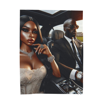 Elegant Drive Plush Blanket All Over Prints Printify 60" × 80"