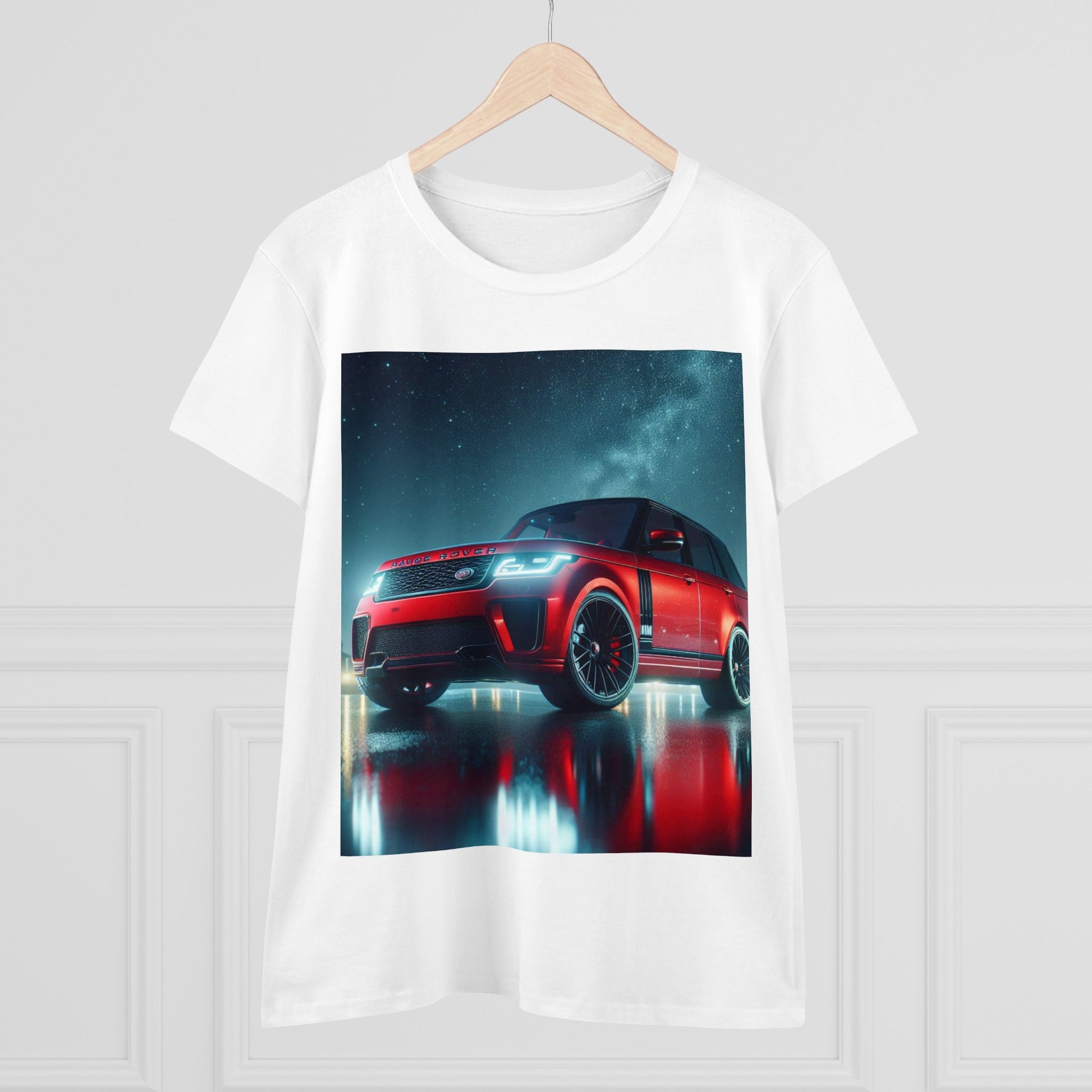 Red Range Rover T-Shirt T-Shirt Printify