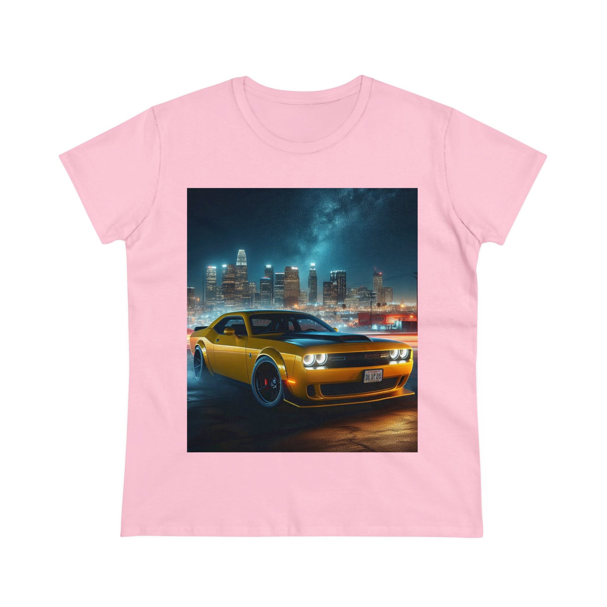 Yellow Challenger T-Shirt T-Shirt Printify Light Pink S