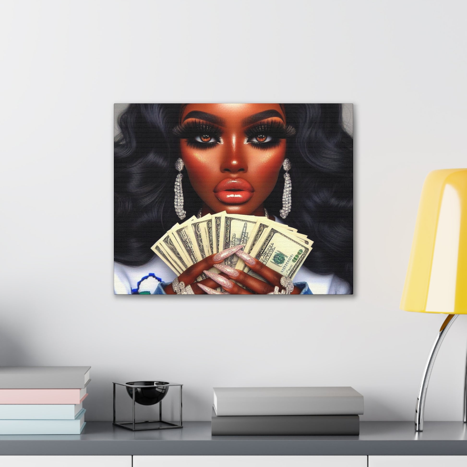 Money Talks Canvas Canvas Printify 20″ x 16″ (Horizontal) 0.75''