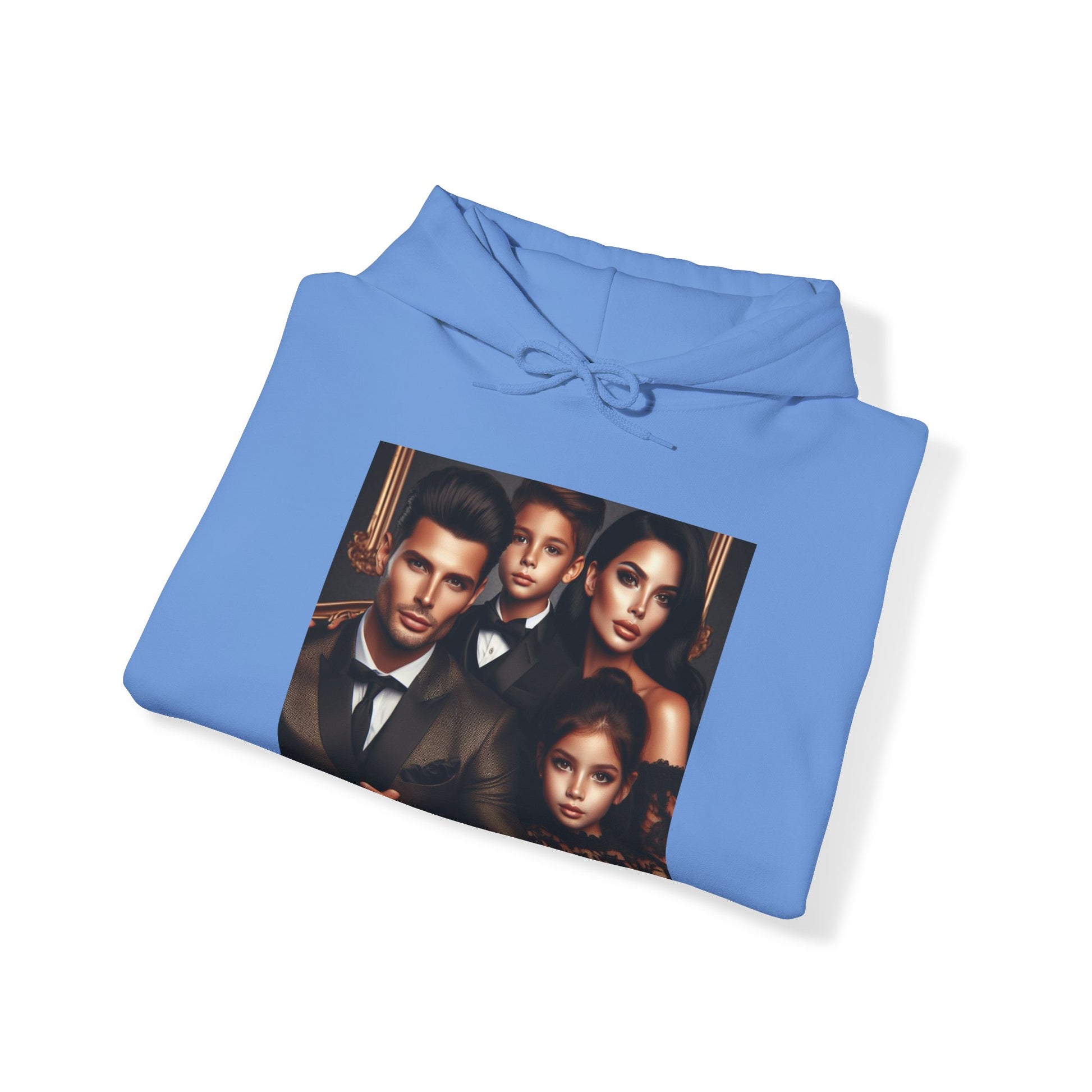 Family Portrait Hoodie Hoodie Printify