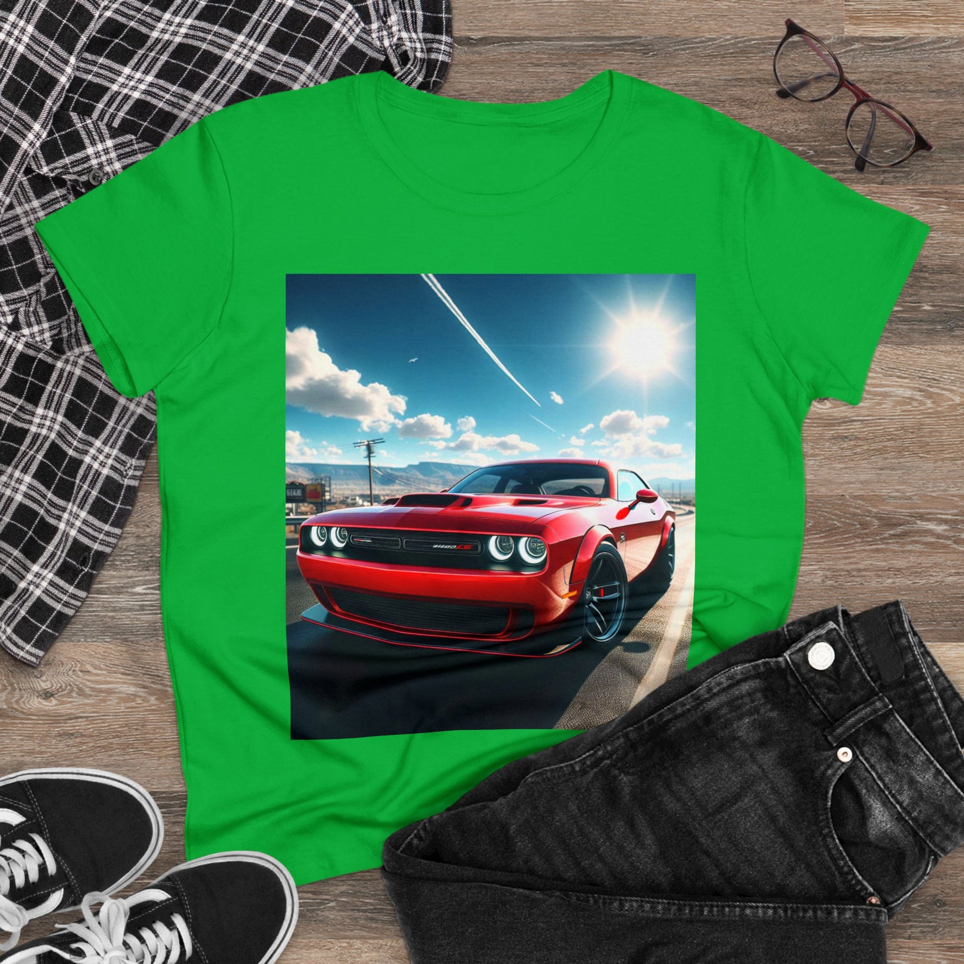 Red Challenger T-Shirt T-Shirt Printify